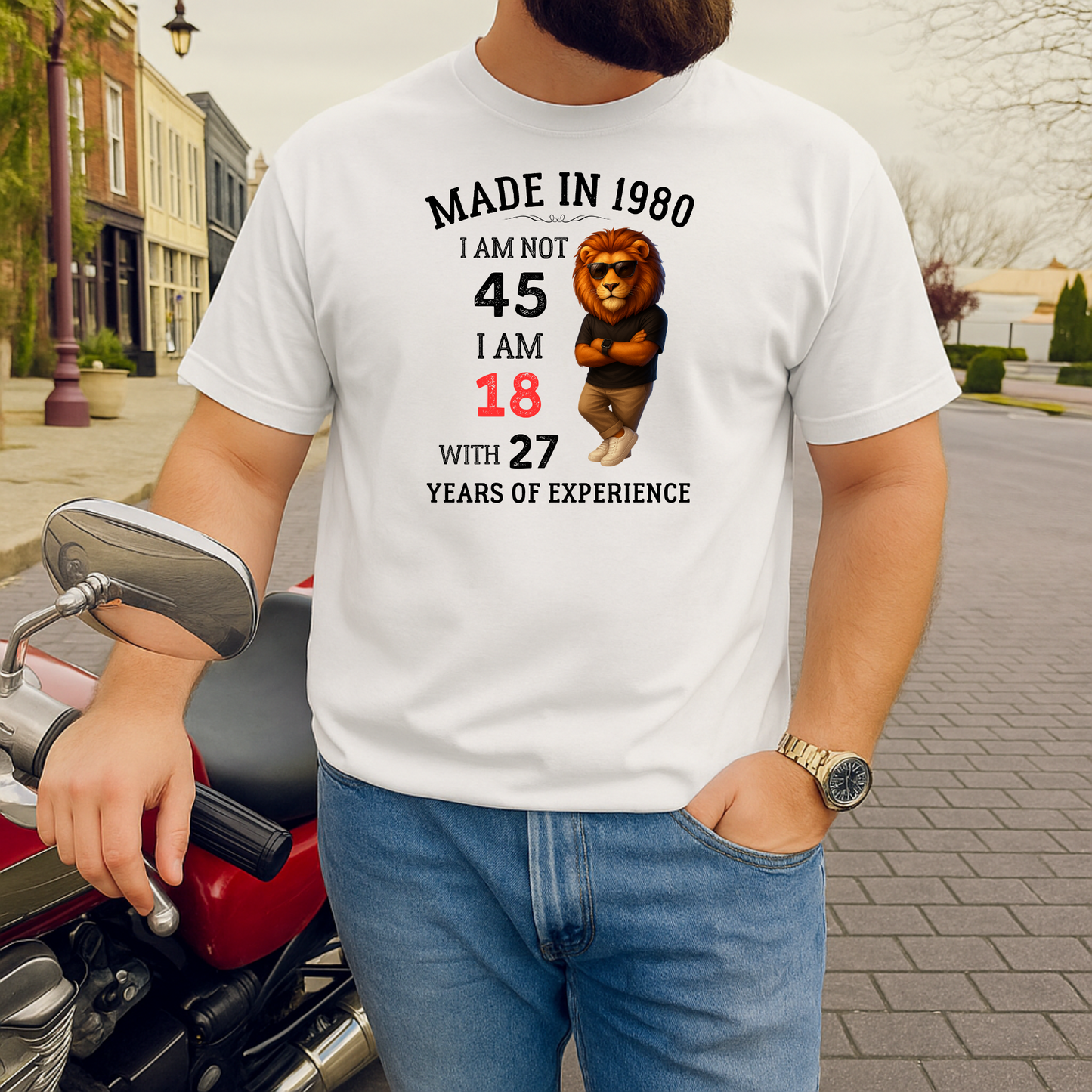 MADE IN 1980 I AM NOT 45 CLASSIC T-SHIRT