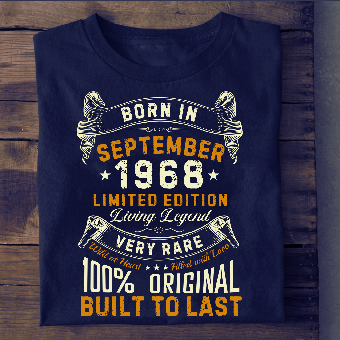 BORN IN SEP 1968 LIMITED EDITION CLASSIC T-SHIRT