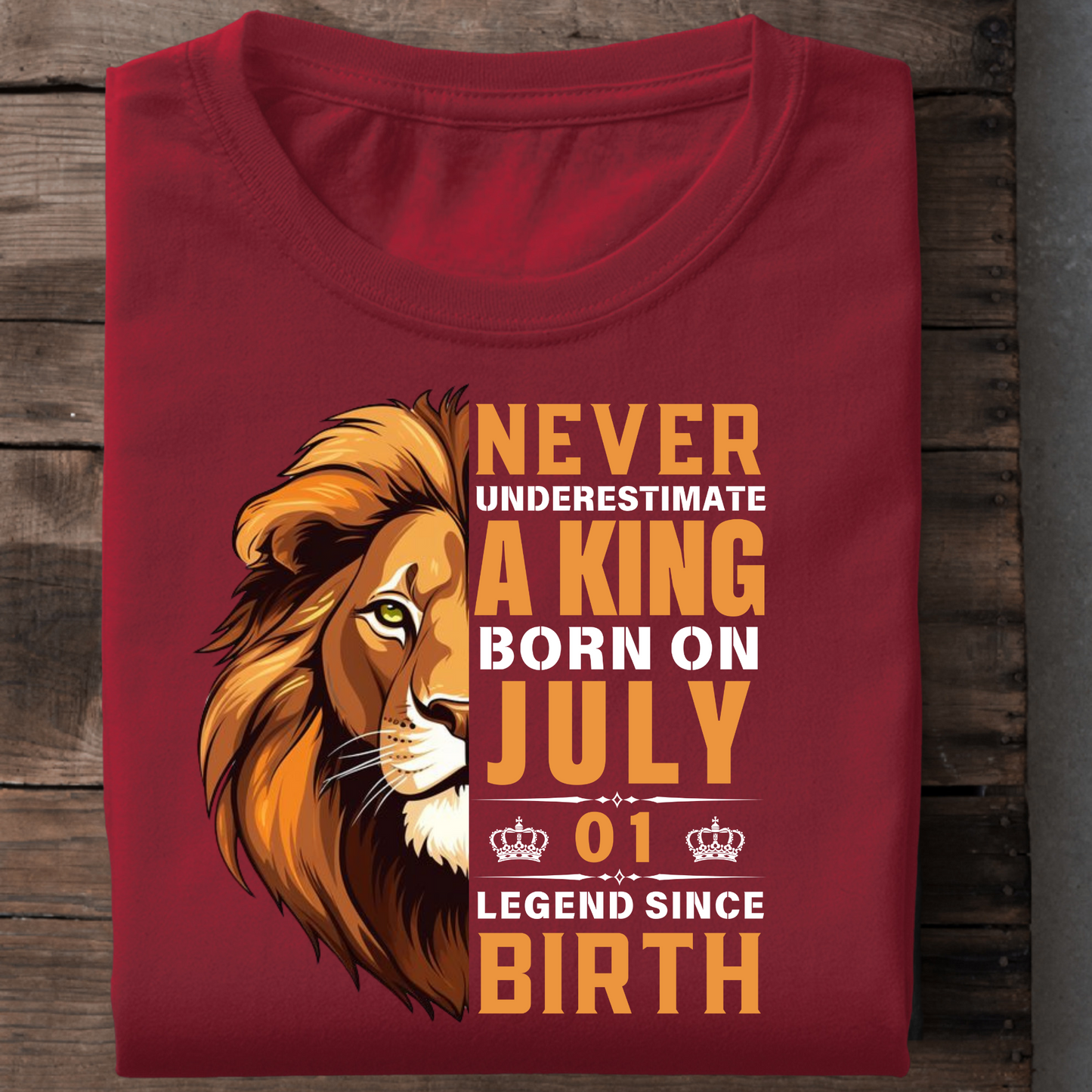 KING JULY 01 PREMIUM QUALITY T-SHIRT