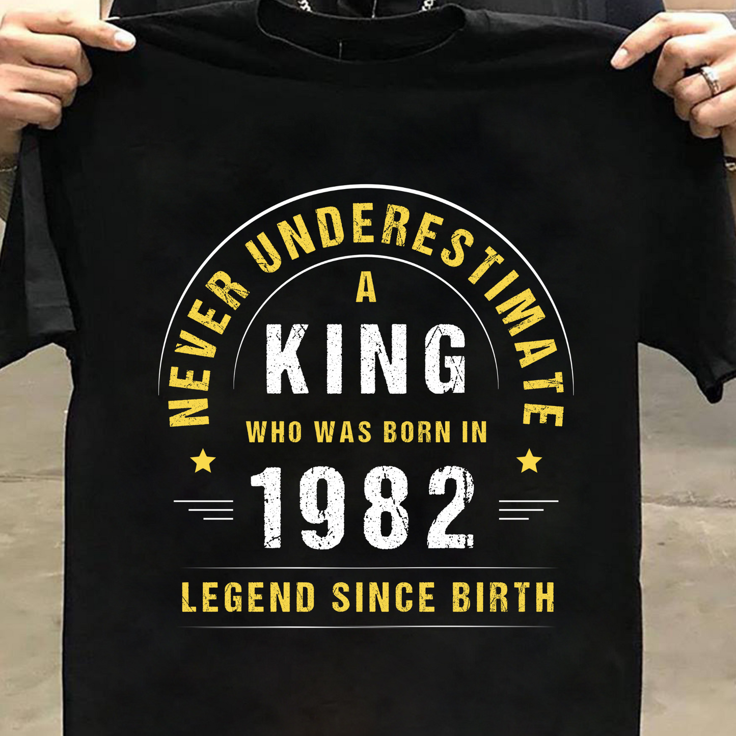 KING LEGEND 1982 PREMIUM QUALITY T-SHIRT