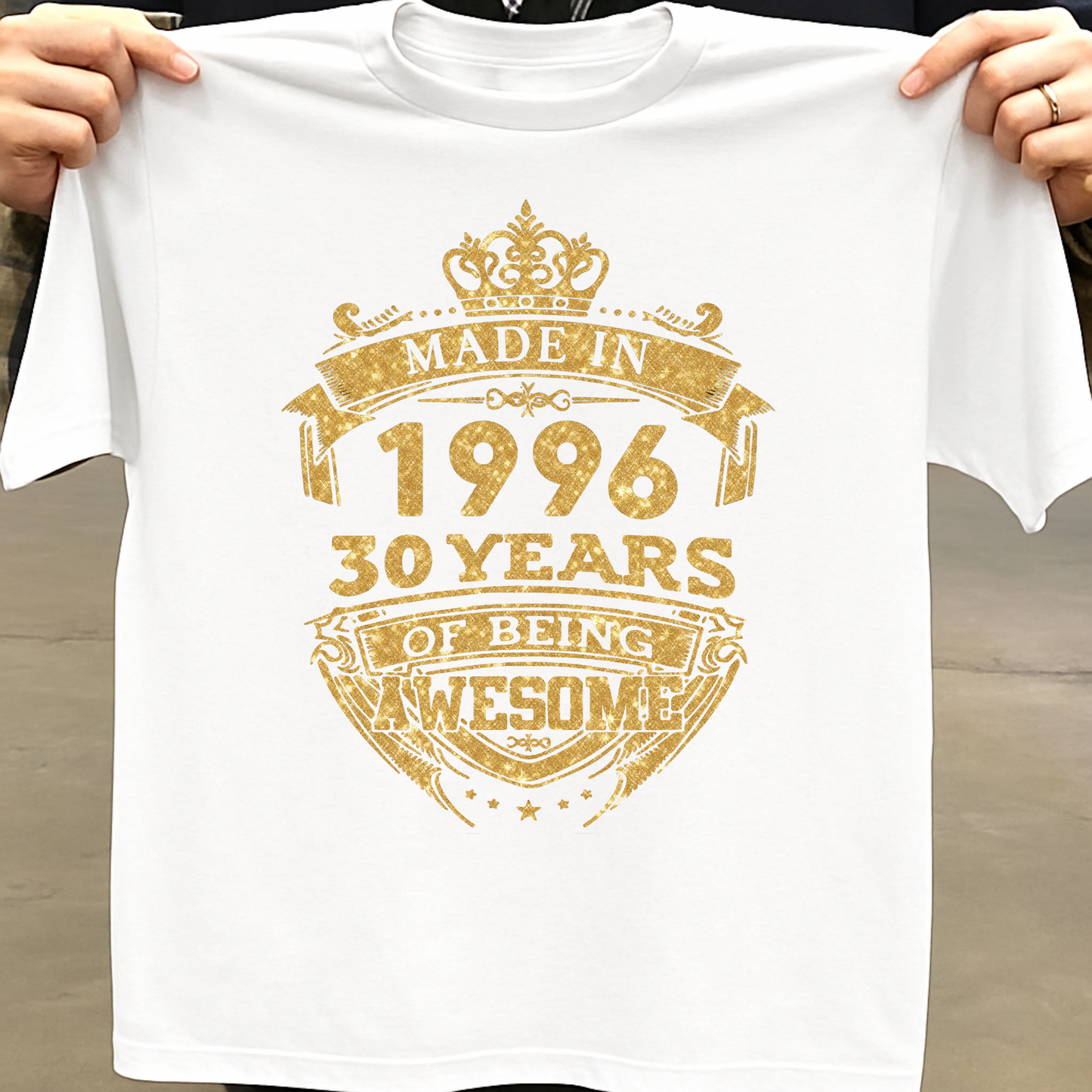 MADE IN 1996 30 YEARS OF BEING AWESOME PREMIUM CLASSIC T-SHIRT