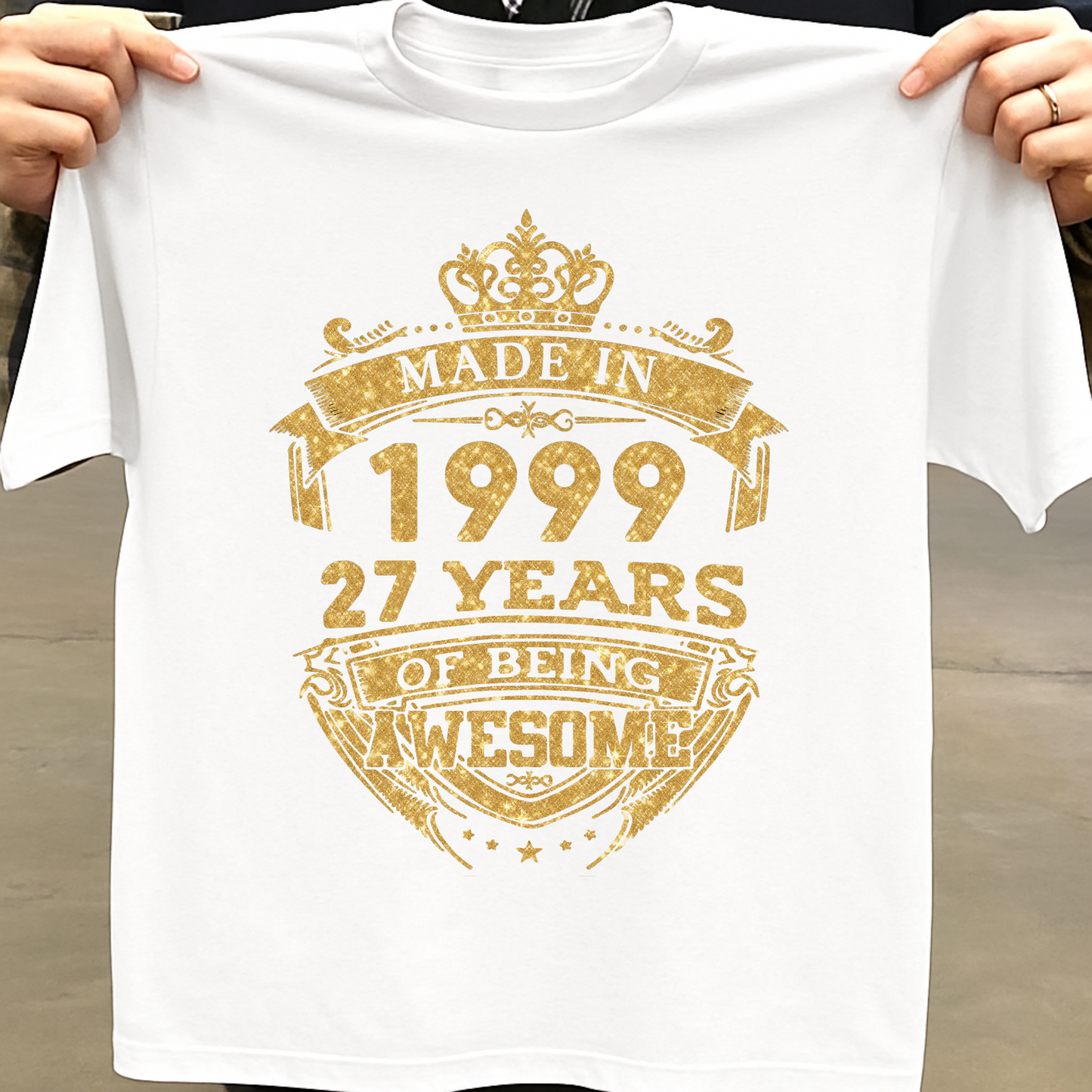 MADE IN 1999 27 YEARS OF BEING AWESOME PREMIUM CLASSIC T-SHIRT