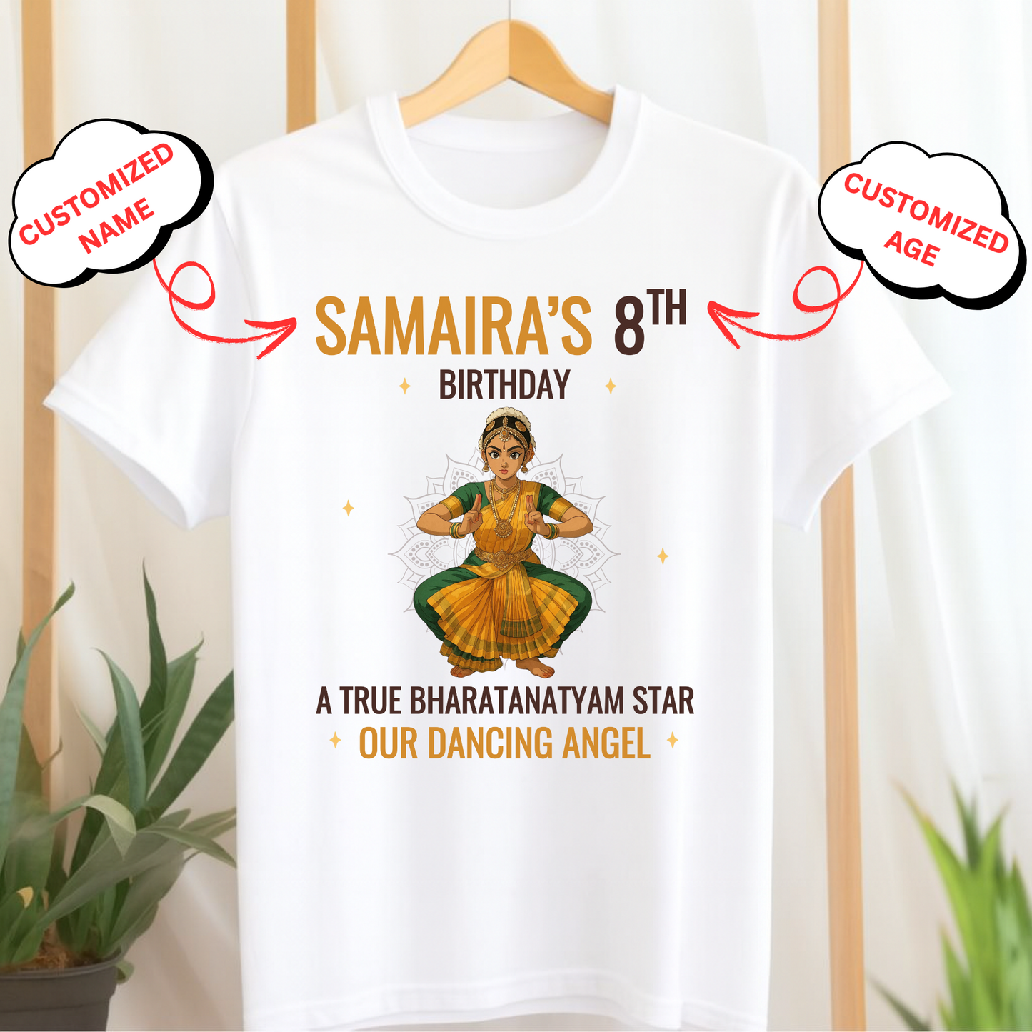 CUSTOMIZED-A TRUE BHARATANATYAM STAR OUR DANCING ANGEL