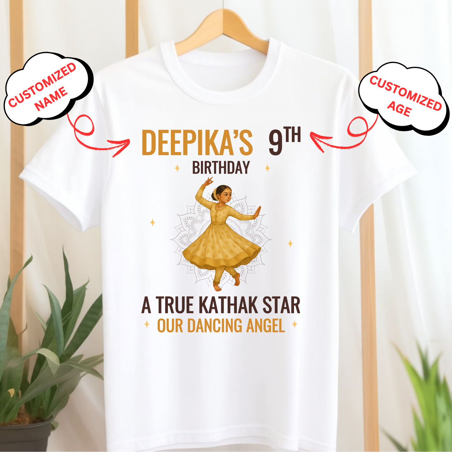 CUSTOMIZED-A TRUE KATHAK STAR, OUR DANCING ANGEL