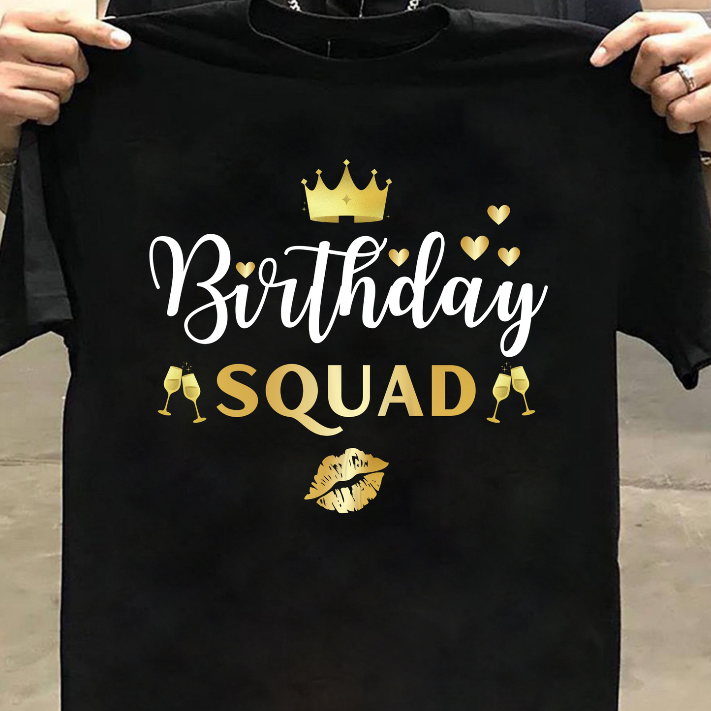 BIRTHDAY SQUAD PREMIUM QUALITY T-SHIRT
