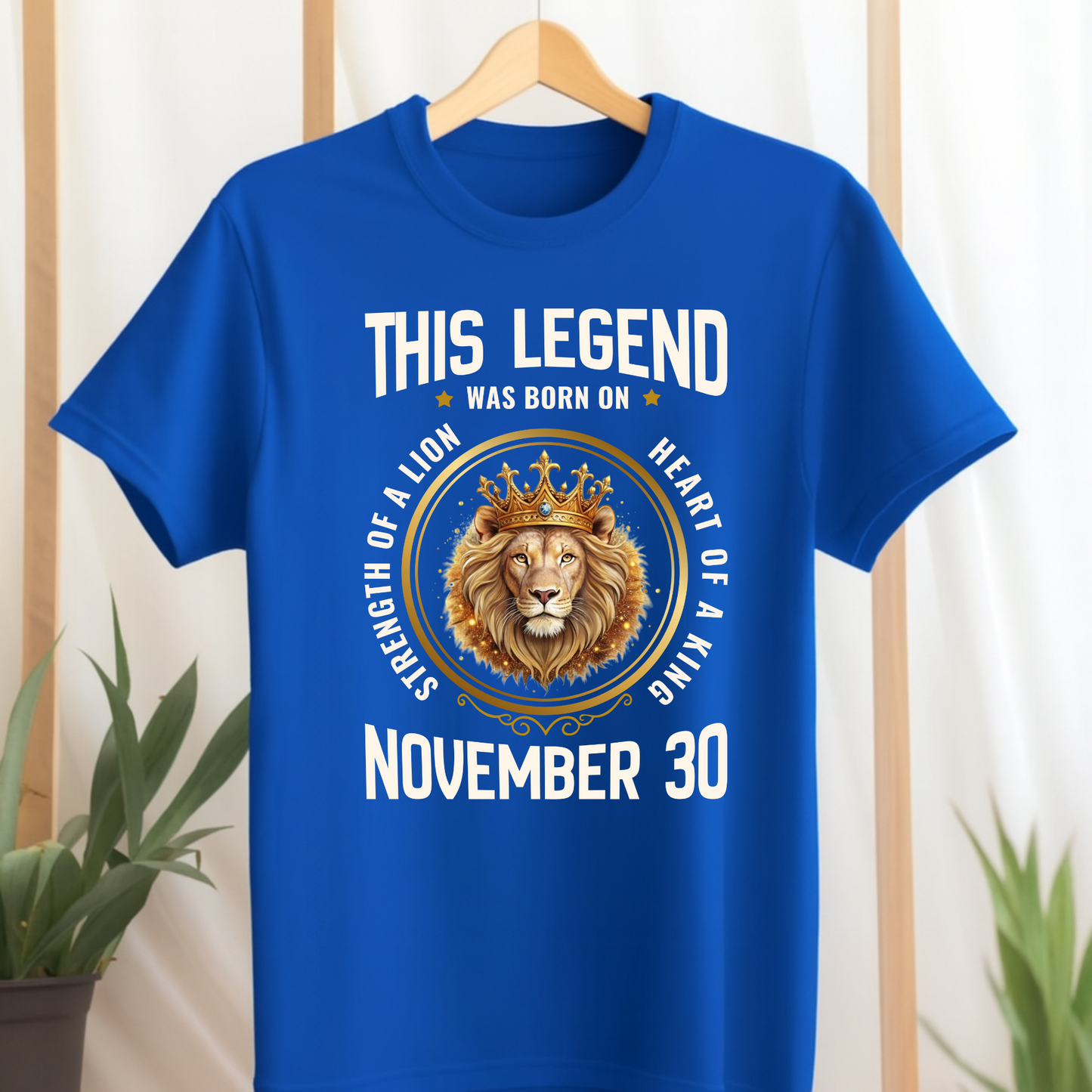 LEGEND NOVEMBER 30 KING PREMIUM T-SHIRT