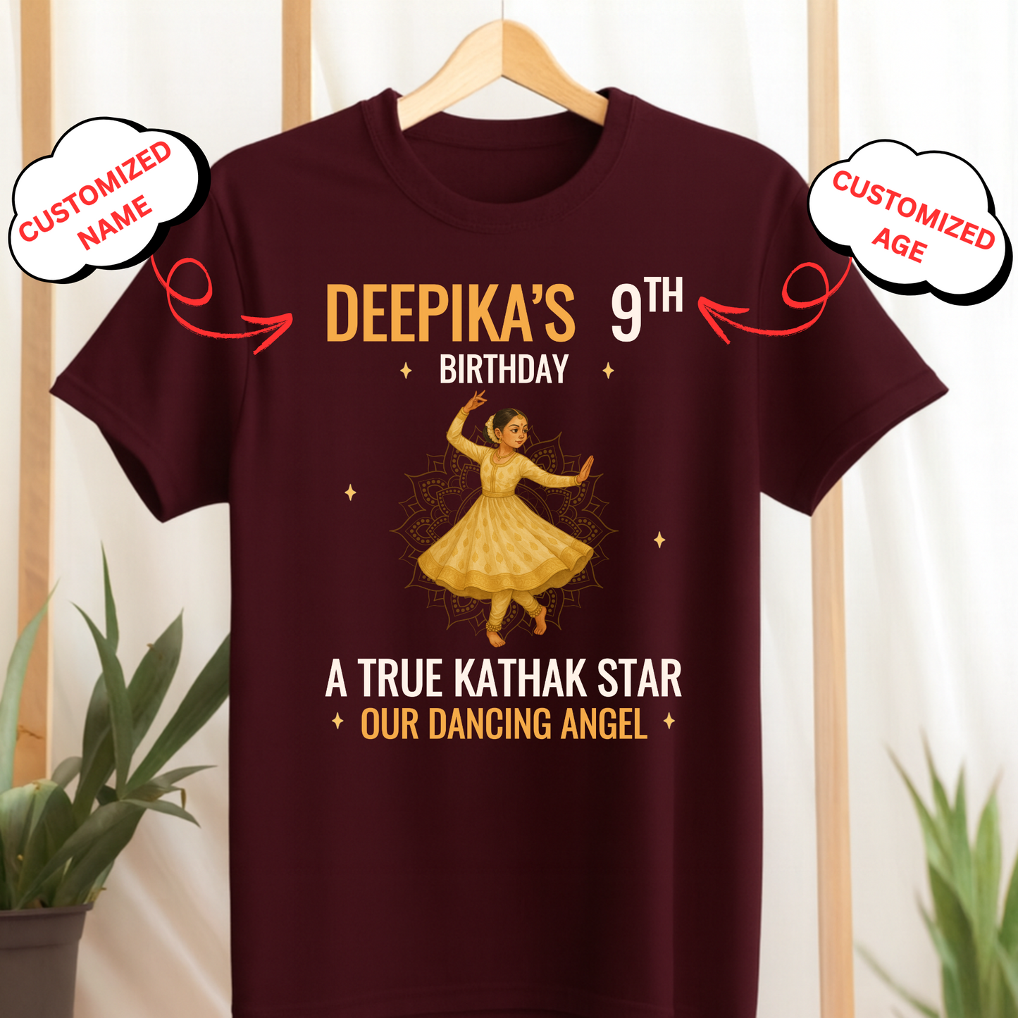 CUSTOMIZED-A TRUE KATHAK STAR, OUR DANCING ANGEL