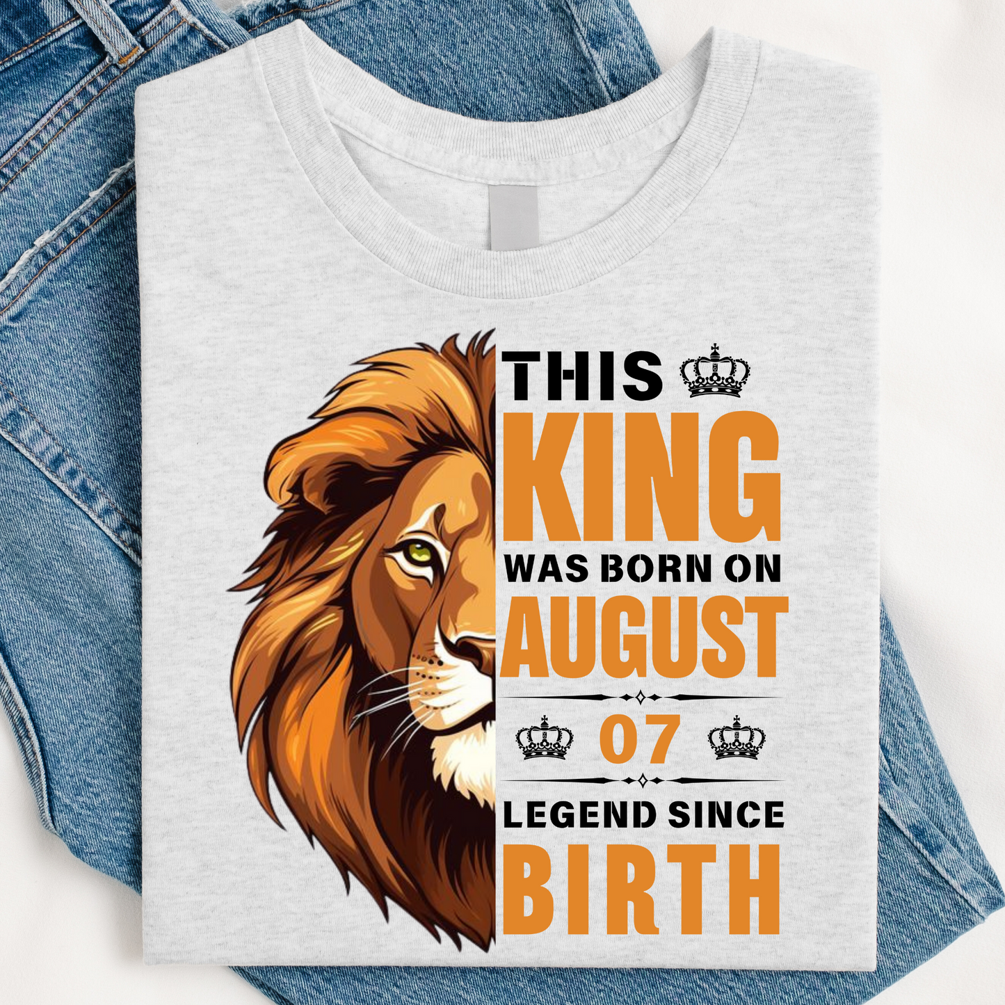 07 AUGUST KING CLASSIC T-SHIRT