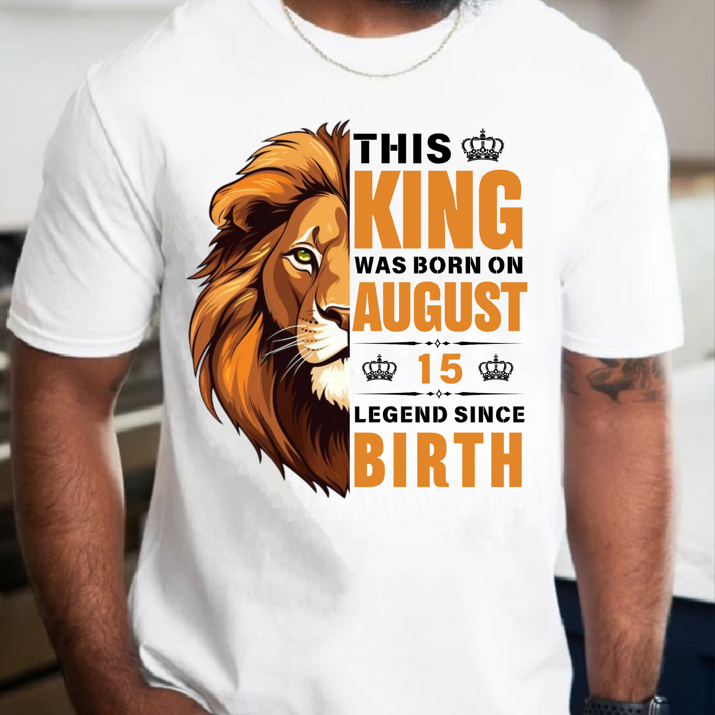 15 AUGUST KING CLASSIC T-SHIRT