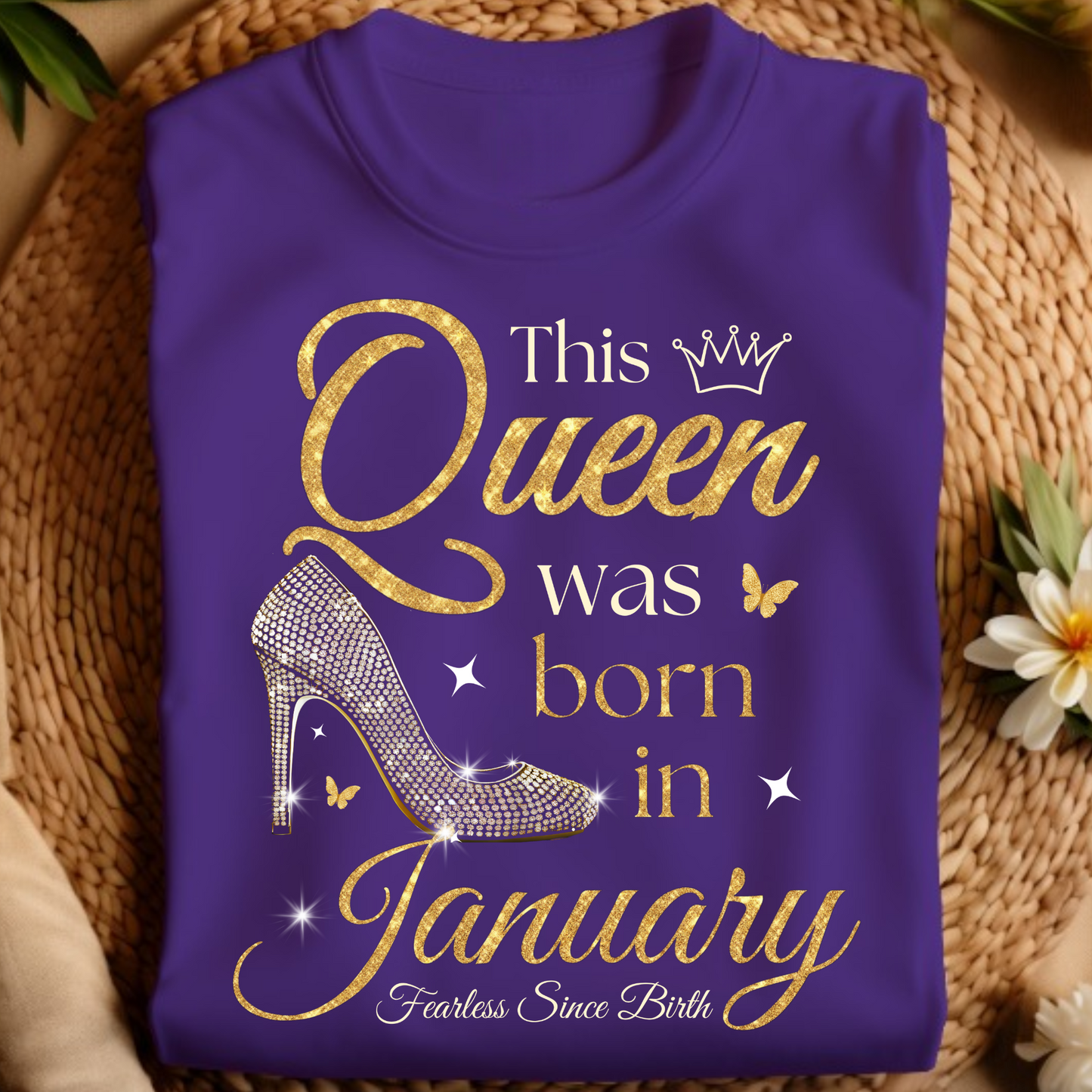 THIS QUEEN WAS BORN IN JANUARY PREMIUM CLASSIC T-SHIRT