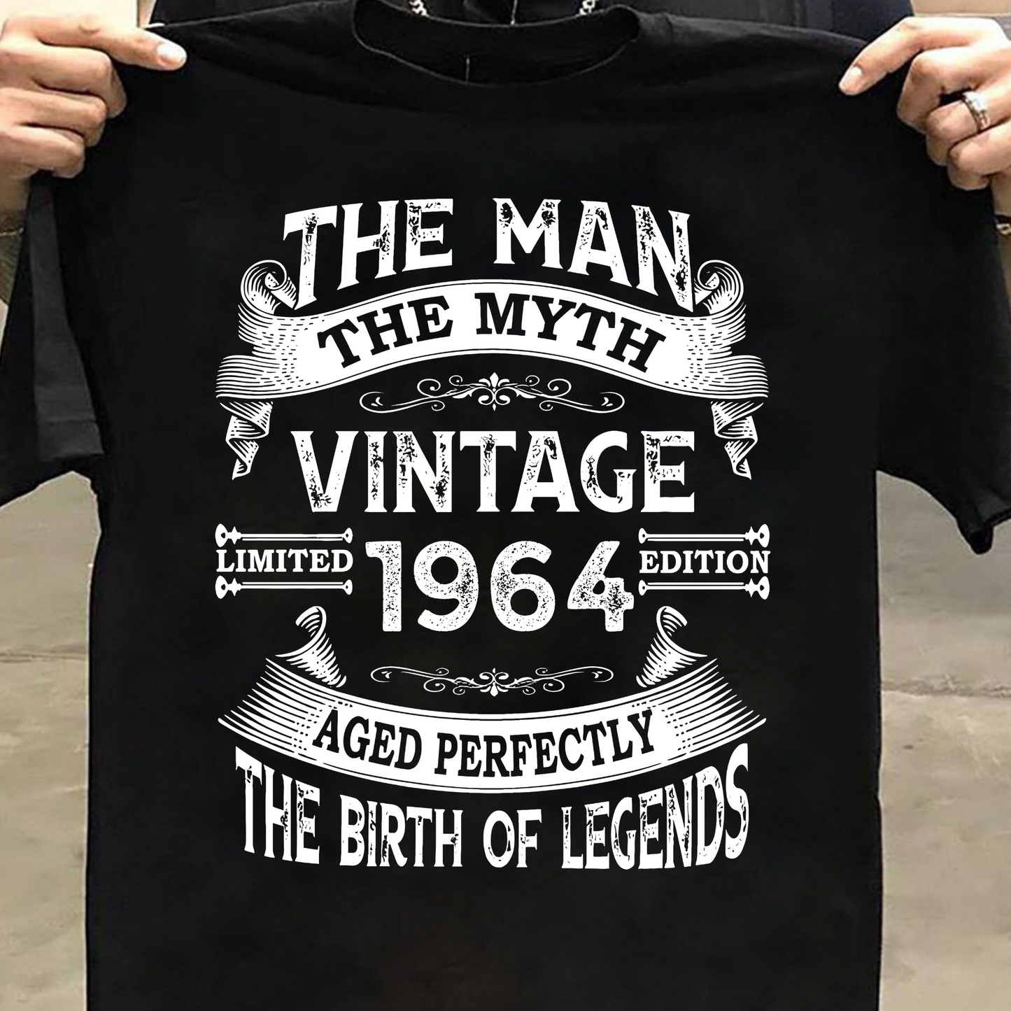 THE MAN THE MYTH VINTAGE 1964 CLASSIC T-SHIRT