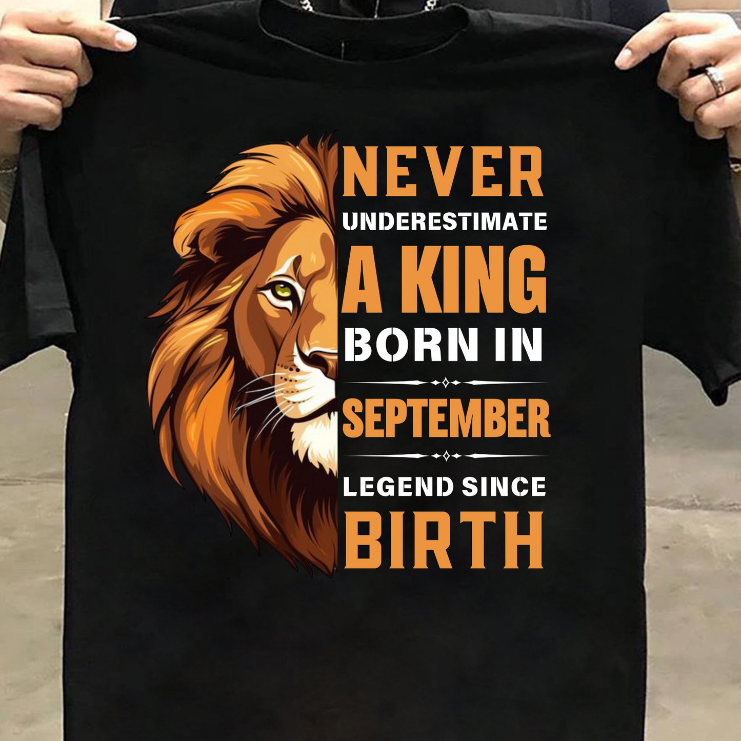 SEPTEMBER LEGEND SINCE BIRTH CLASSIC T-SHIRT