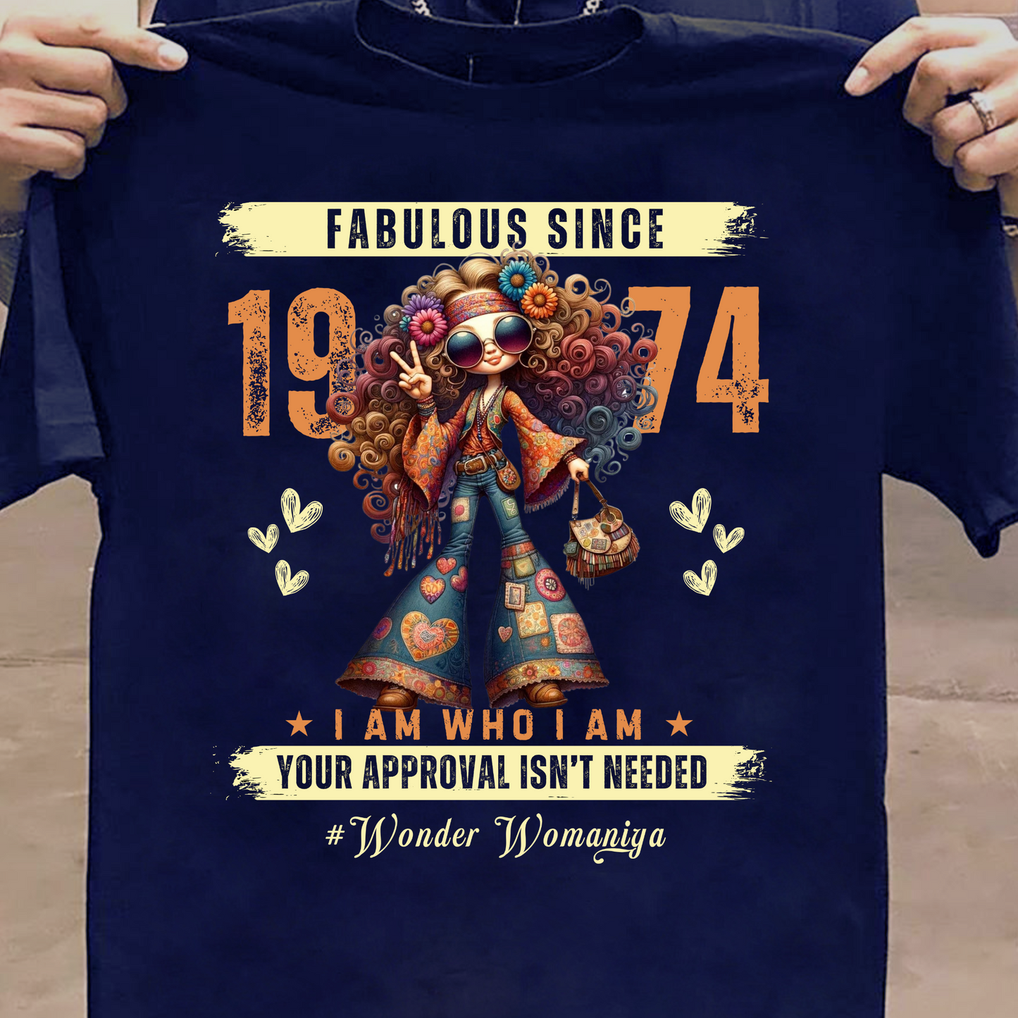 FABULOUS SINCE 1974 #WONDER WOMANIYA T-SHIRT