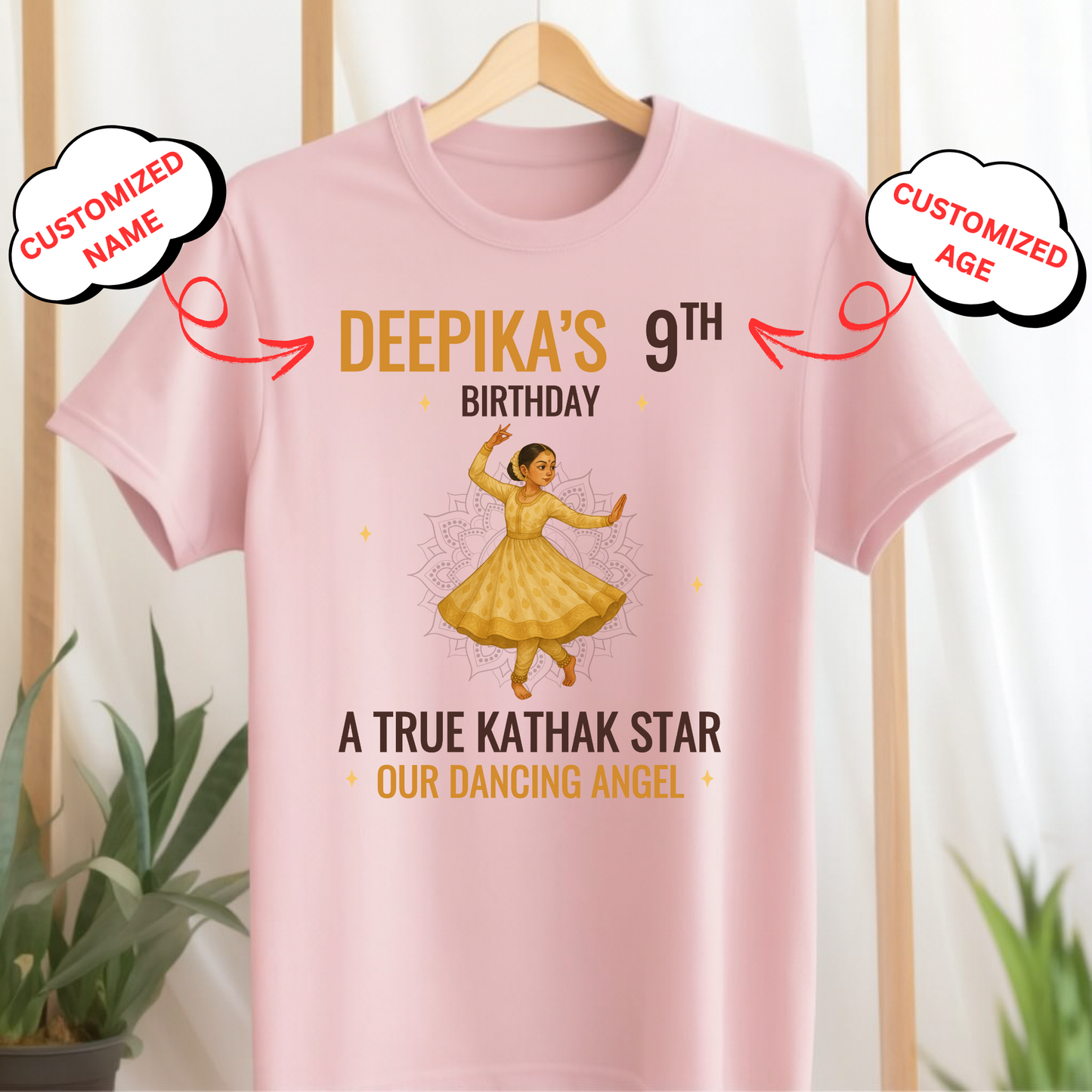 CUSTOMIZED-A TRUE KATHAK STAR, OUR DANCING ANGEL