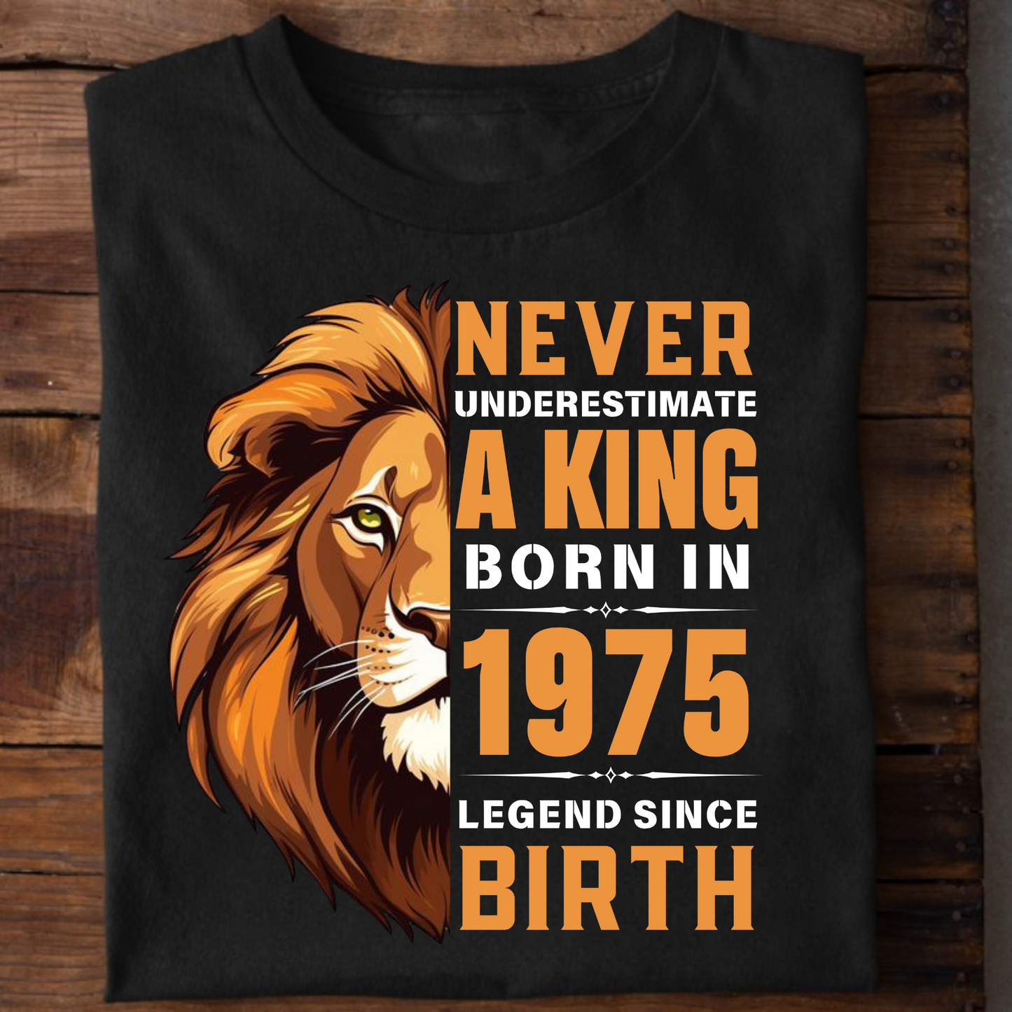 KING 1975 LEGEND PREMIUM QUALITY T-SHIRT