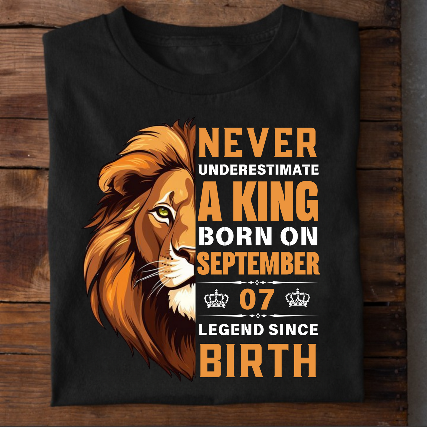 KING SEPTEMBER 07 PREMIUM QUALITY T-SHIRT