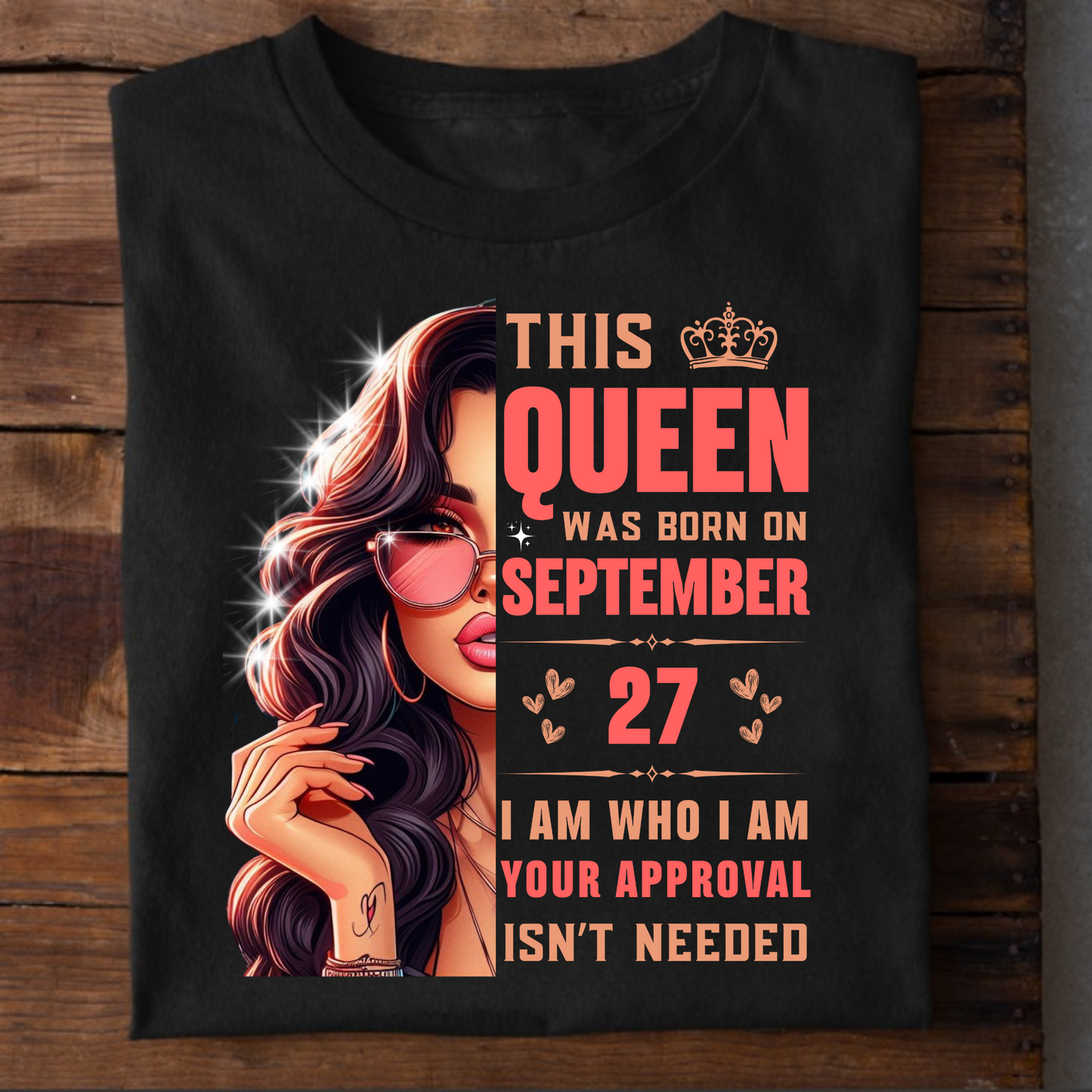 SEPTEMBER 27 QUEEN CLASSIC T-SHIRT