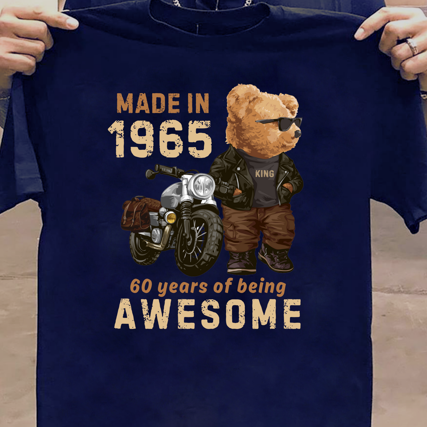MADE IN 1965-60 YEARS (PANDA) PREMIUM QUALITY T-SHIRT