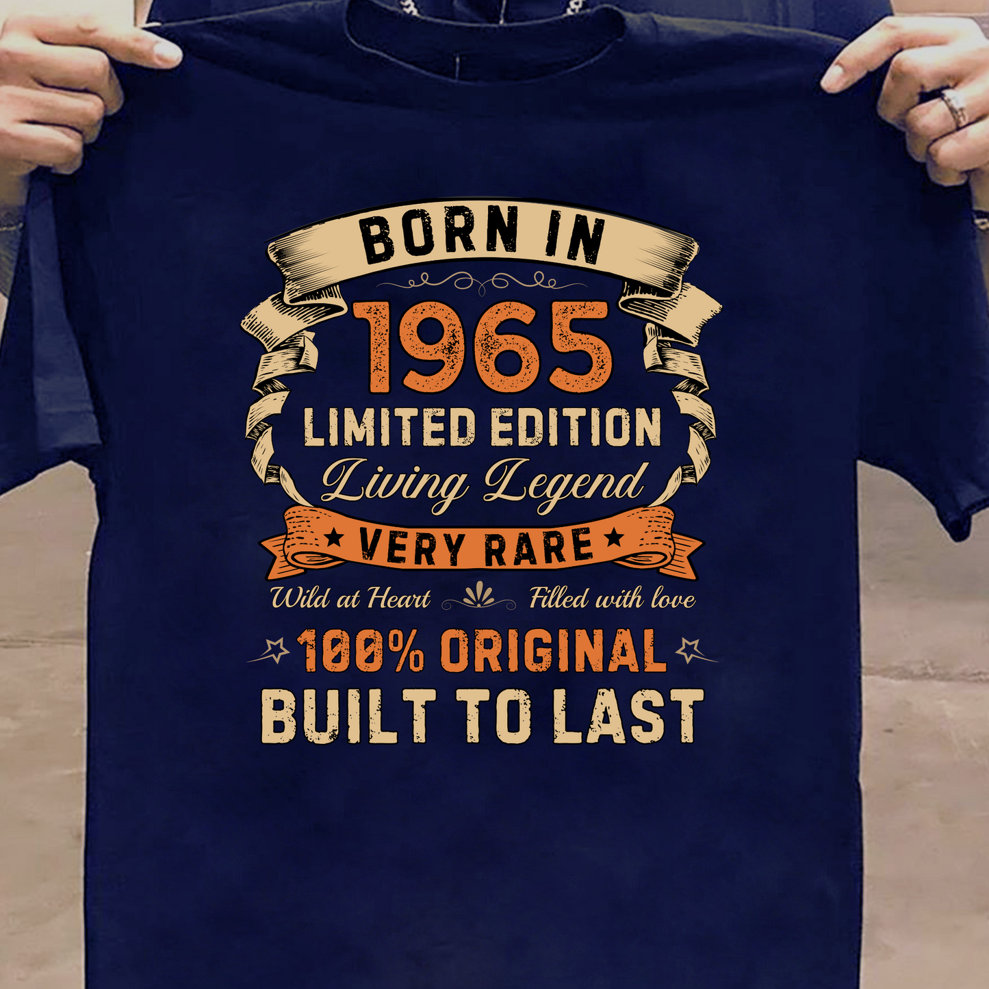 BORN IN 1965 LIMITED EDT PREMIUM QUALITY T-SHIRT