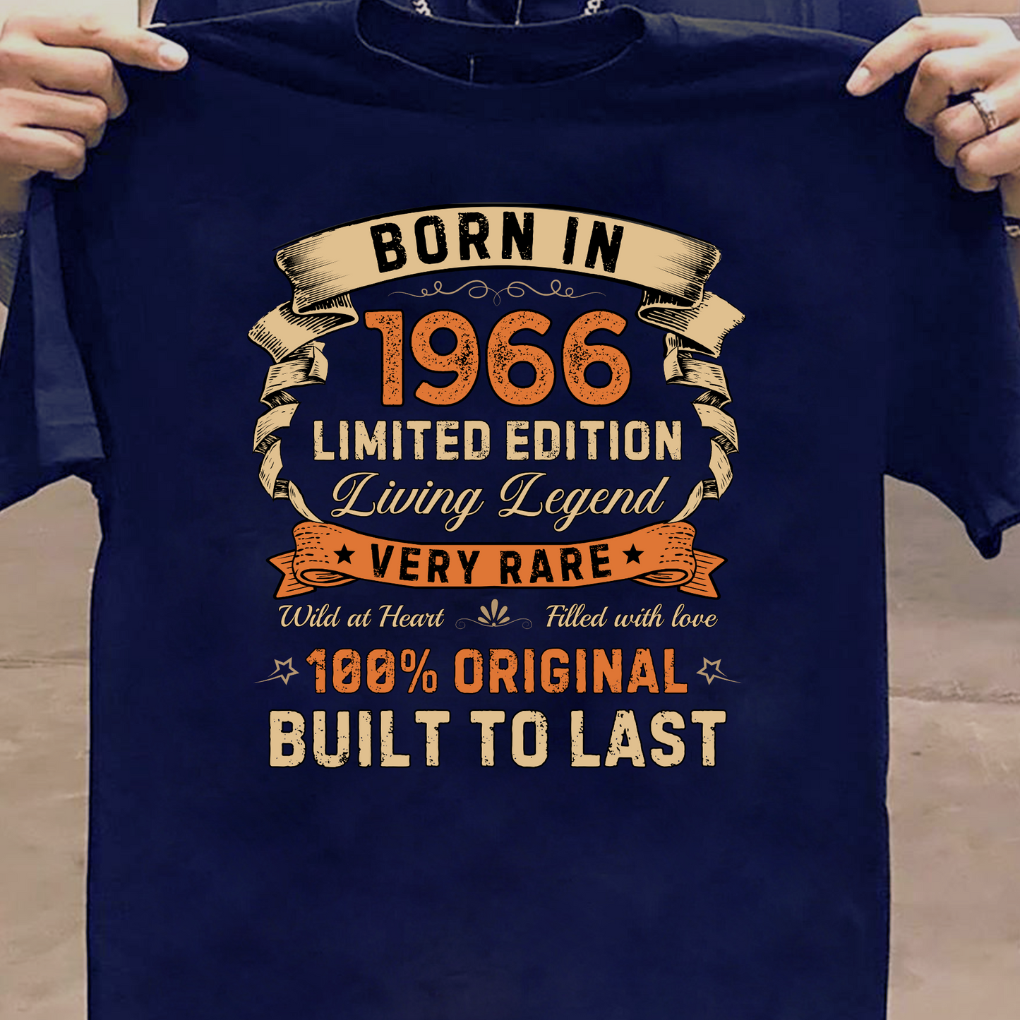 BORN IN 1966 LIMITED EDT PREMIUM QUALITY T-SHIRT