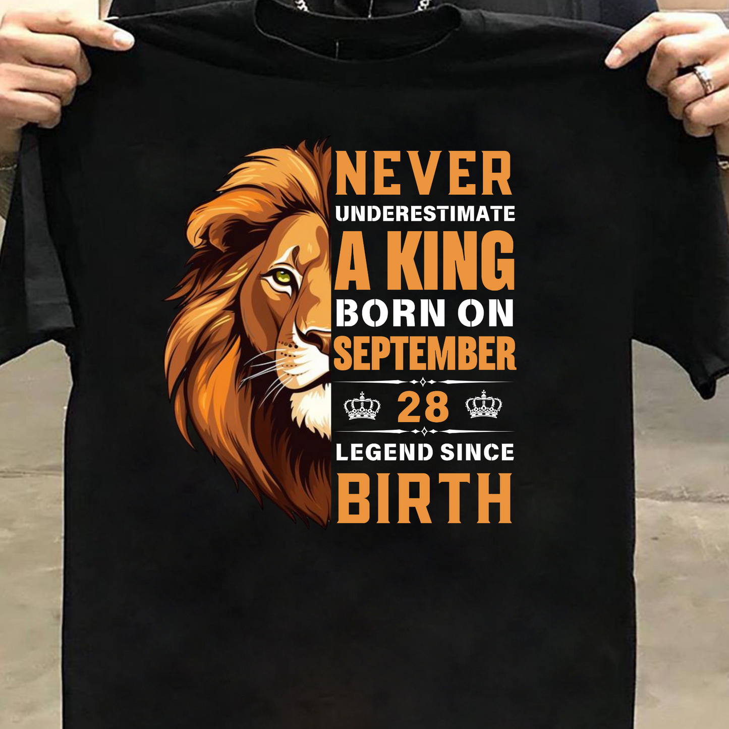 KING SEPTEMBER 28 PREMIUM QUALITY T-SHIRT