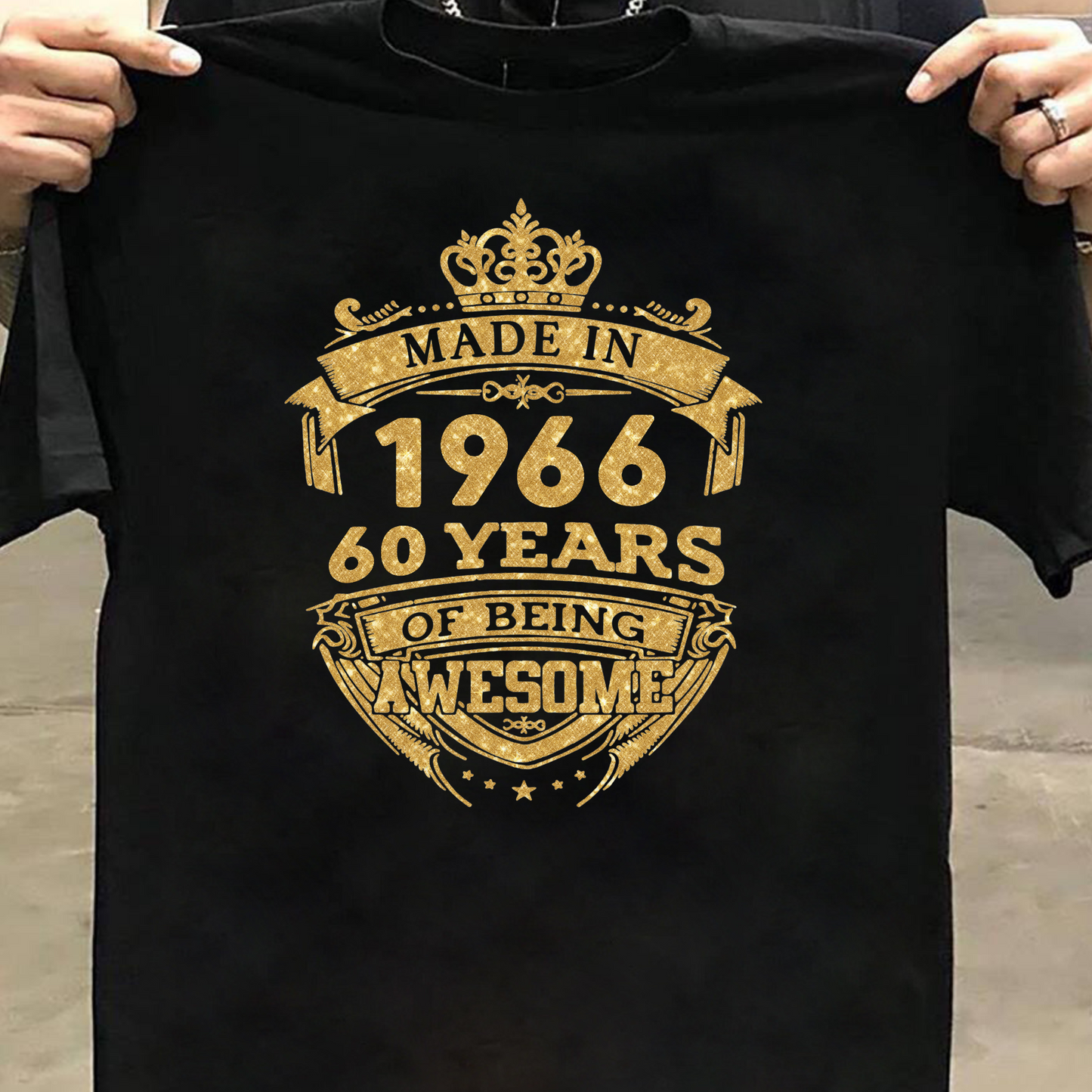 MADE IN 1966 60 YEARS OF BEING AWESOME T-SHIRT