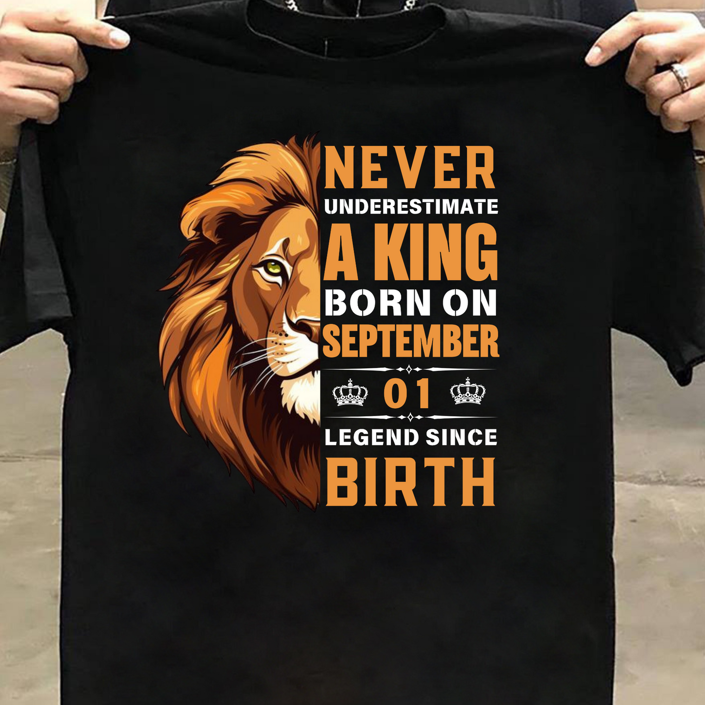 KING SEPTEMBER 01 PREMIUM QUALITY T-SHIRT