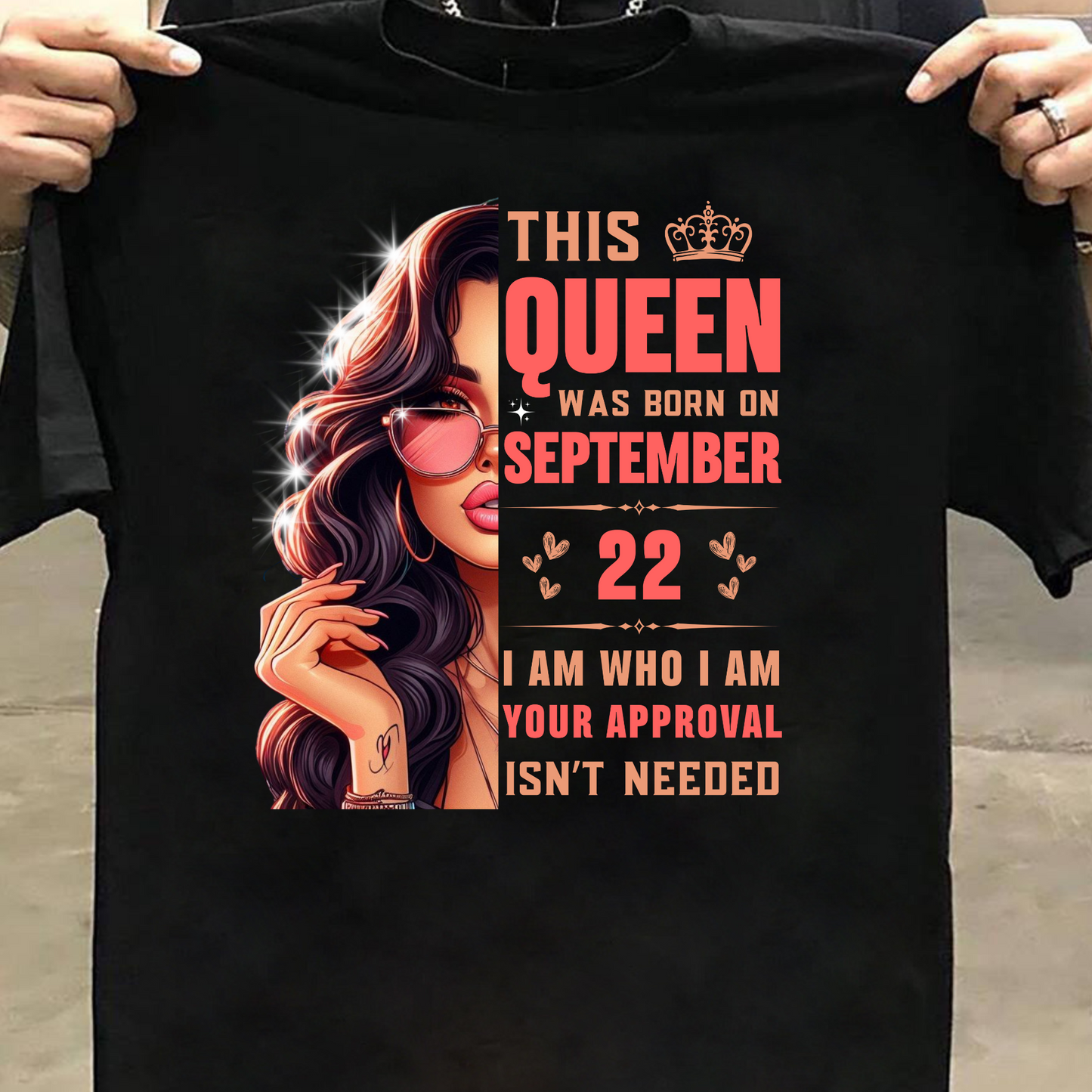 SEPTEMBER 22 QUEEN CLASSIC T-SHIRT