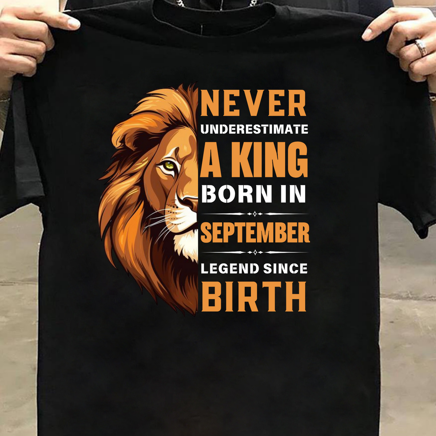 KING SEPTEMBER PREMIUM QUALITY T-SHIRT