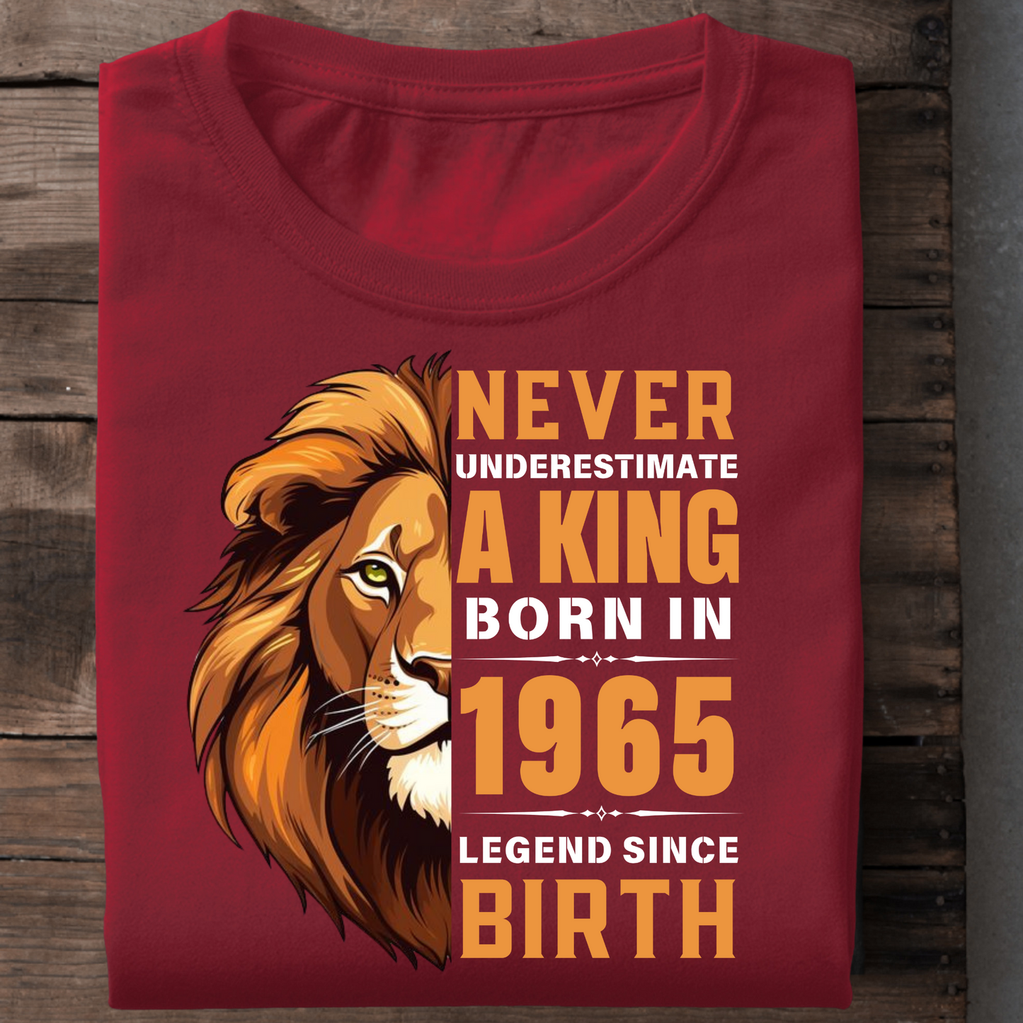 KING 1965 LEGEND PREMIUM QUALITY T-SHIRT