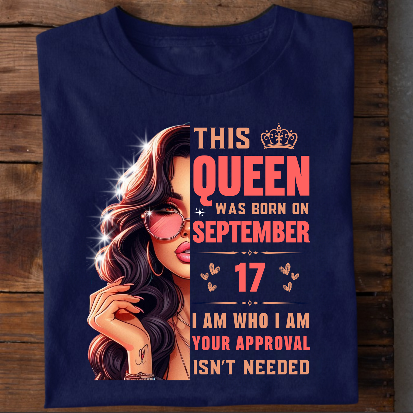 SEPTEMBER 17 QUEEN CLASSIC T-SHIRT