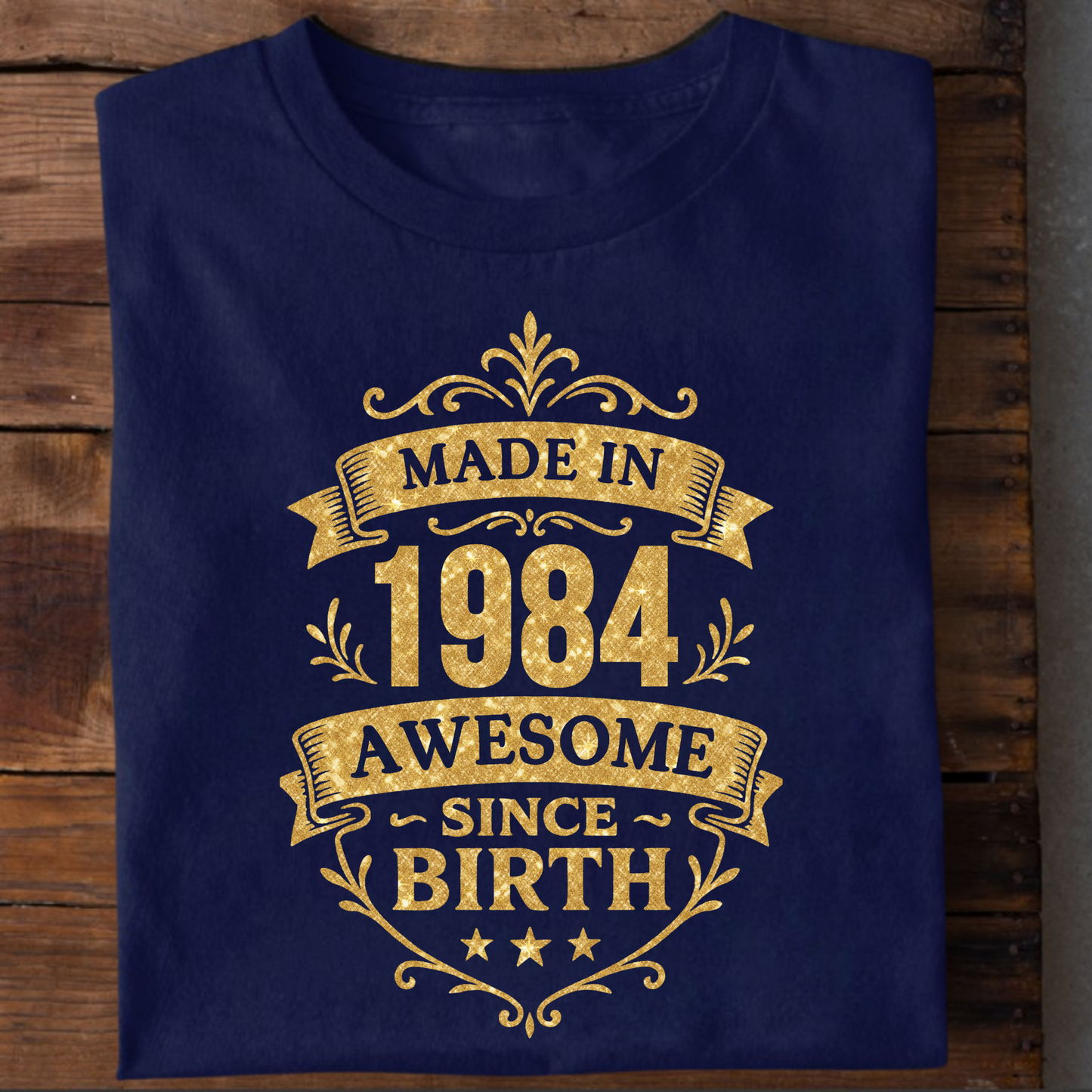MADE IN 1984 AWESOME SINCE BIRTH PREMIUM QUALITY T-SHIRT