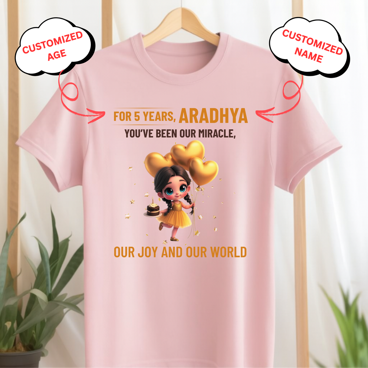 CUSTOMIZED-YOU'VE BEEN OUR MIRACLE CLASSIC T-SHIRT