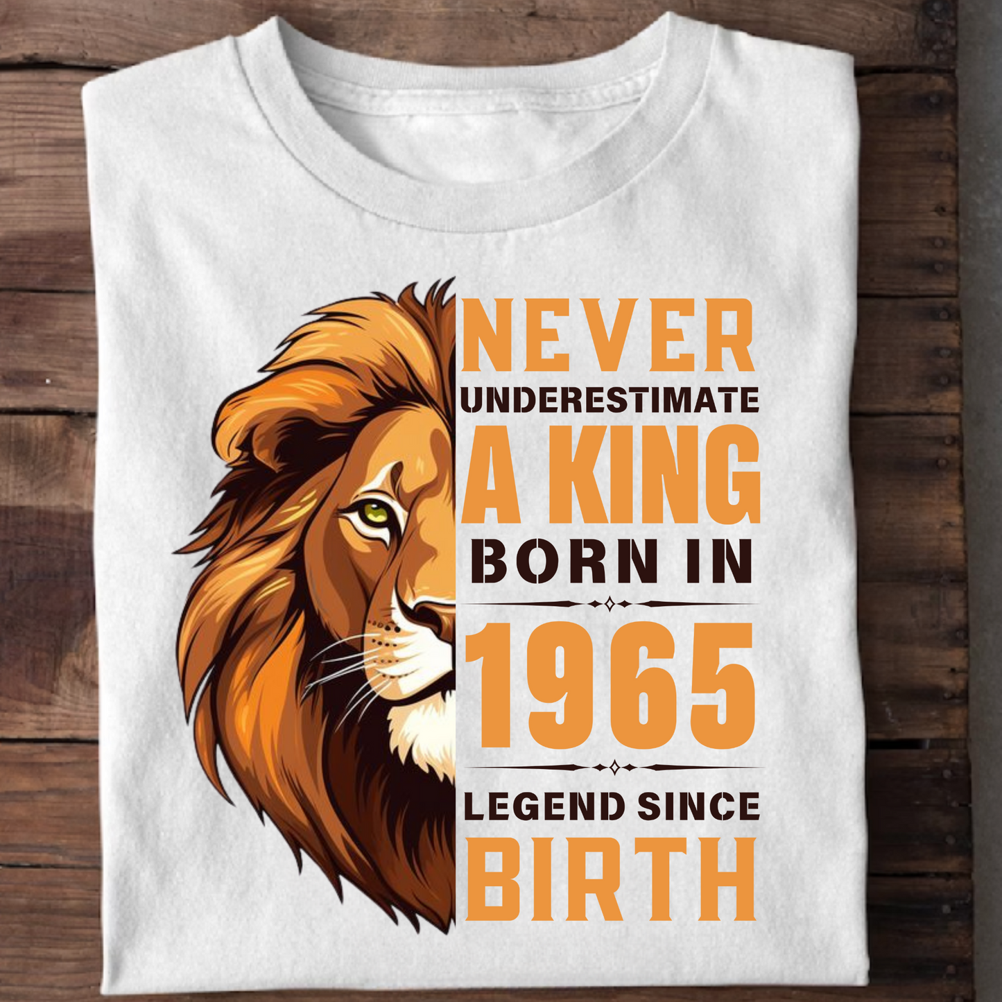 KING 1965 LEGEND PREMIUM QUALITY T-SHIRT