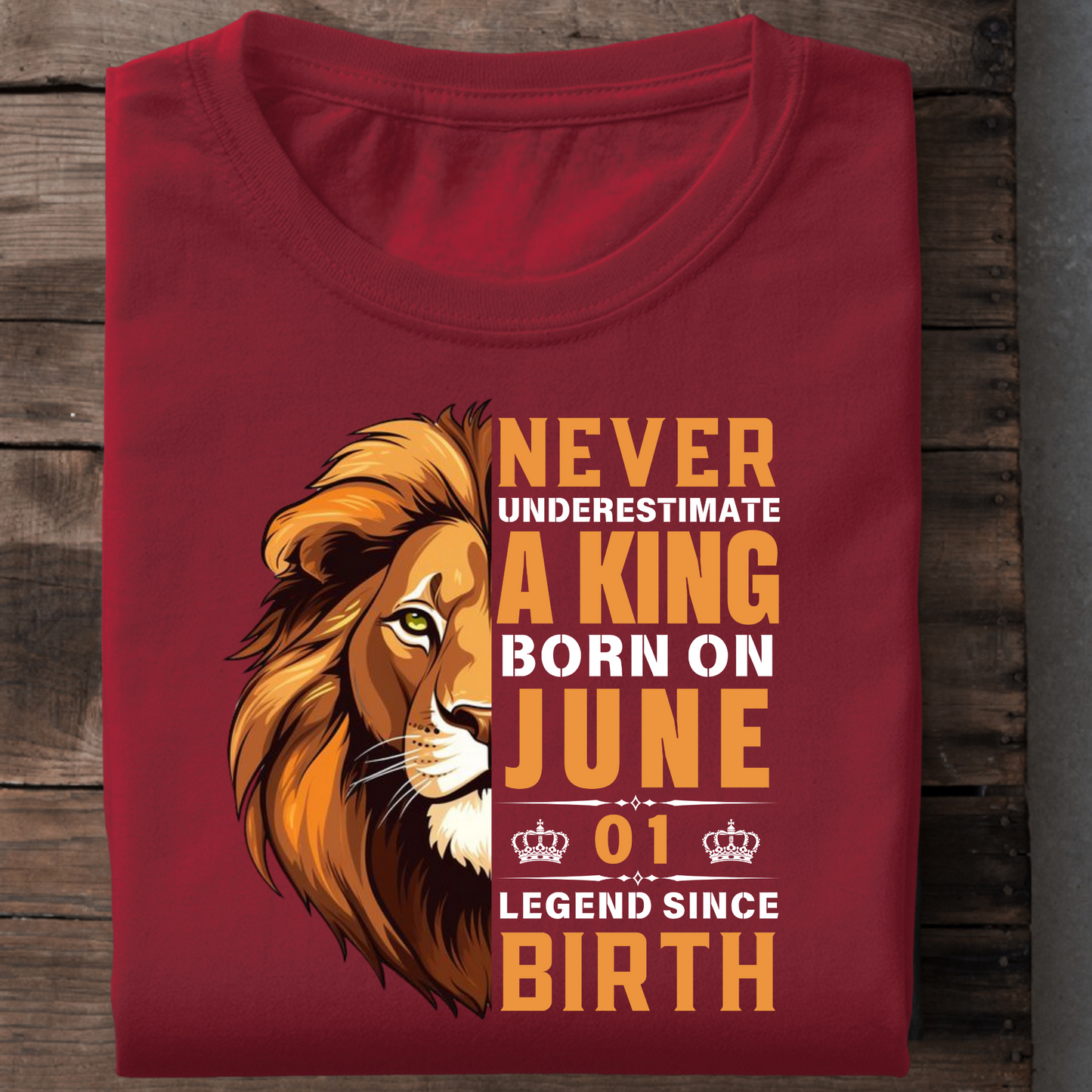 KING JUNE 01 PREMIUM QUALITY T-SHIRT