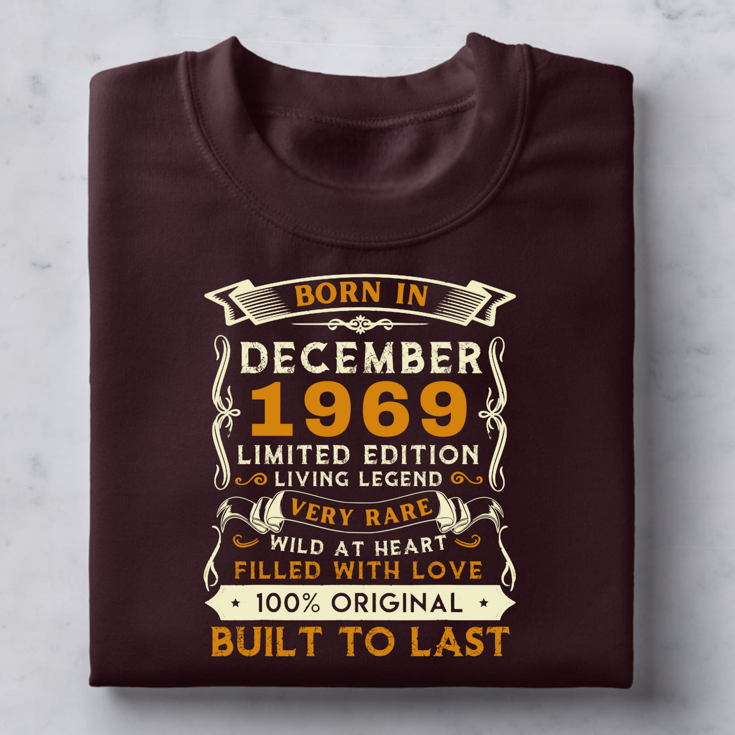BORN IN DEC 1969 CLASSIC T-SHIRT