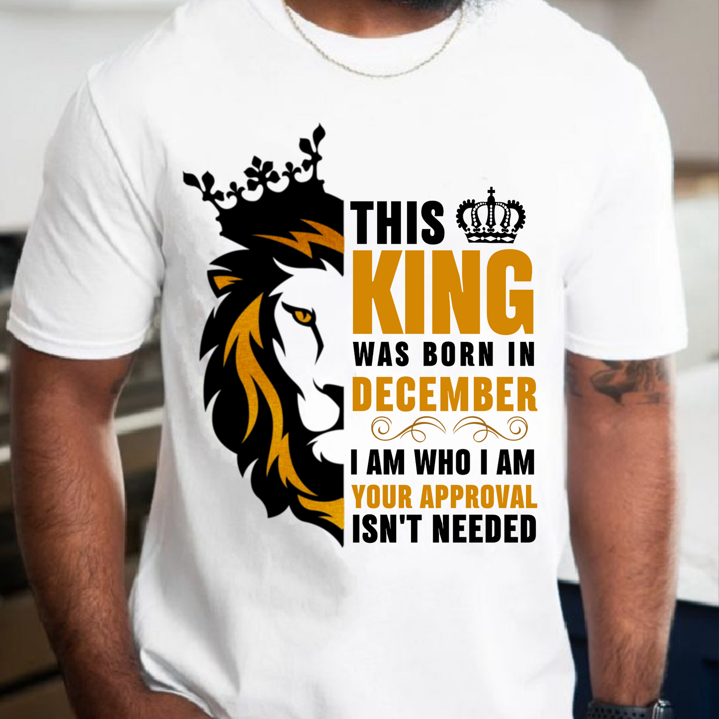 DECEMBER KING PREMIUM QUALITY T-SHIRT