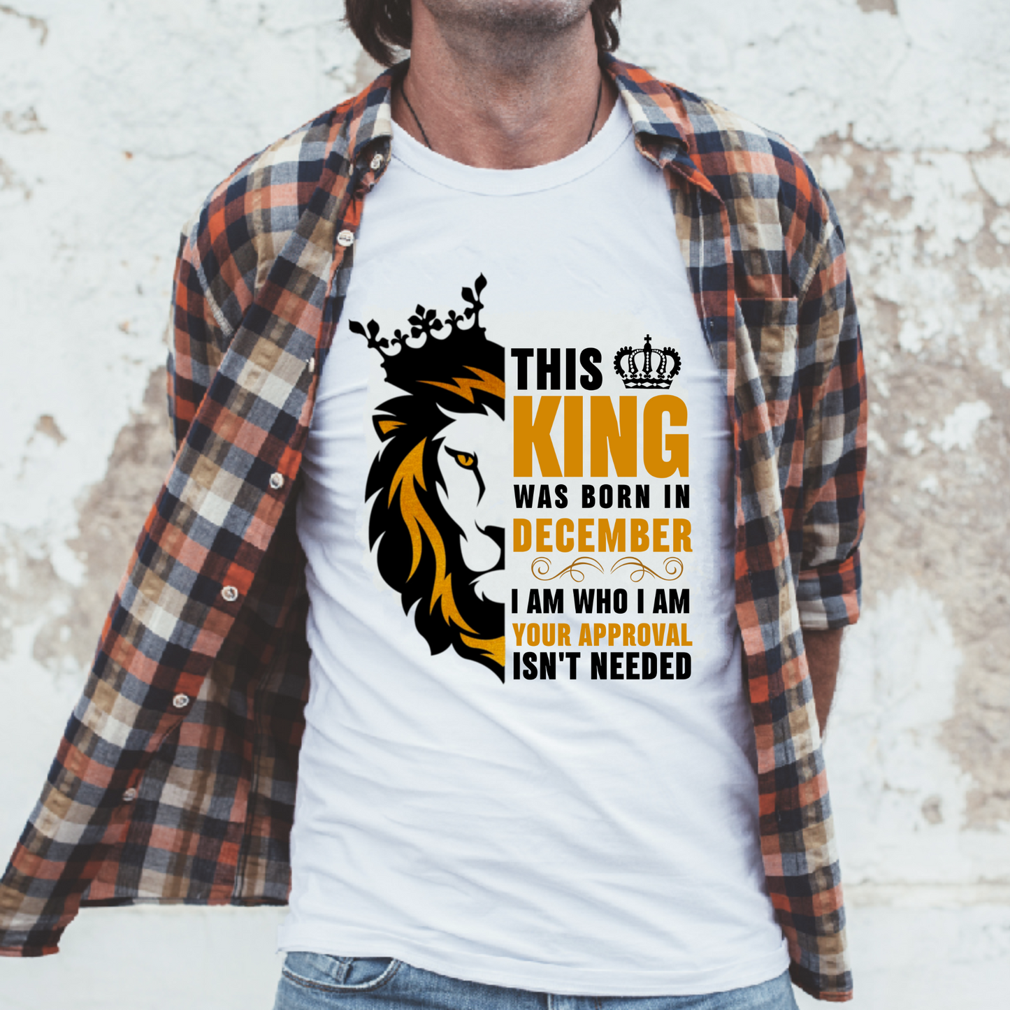 DECEMBER KING PREMIUM QUALITY T-SHIRT