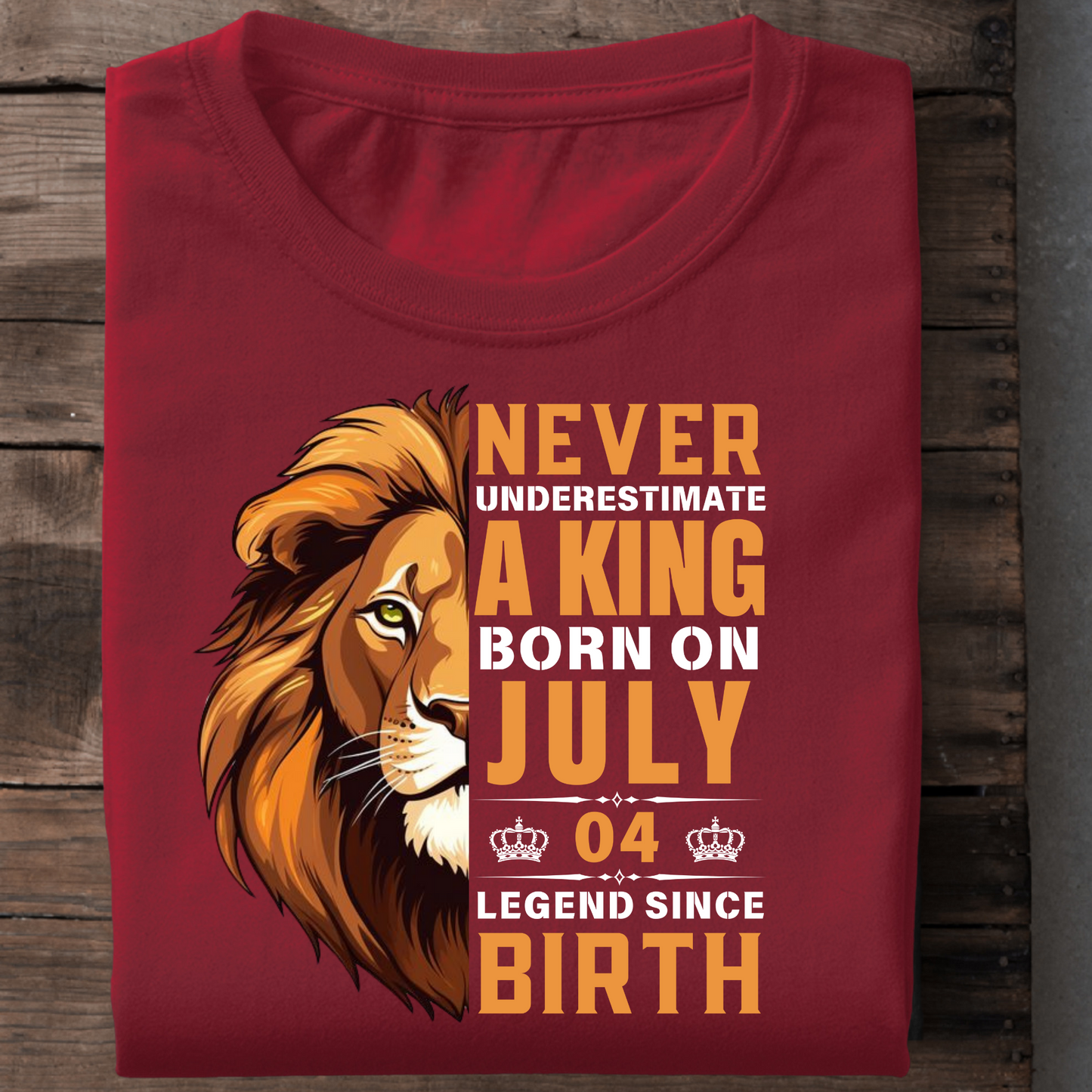 KING JULY 04 PREMIUM QUALITY T-SHIRT