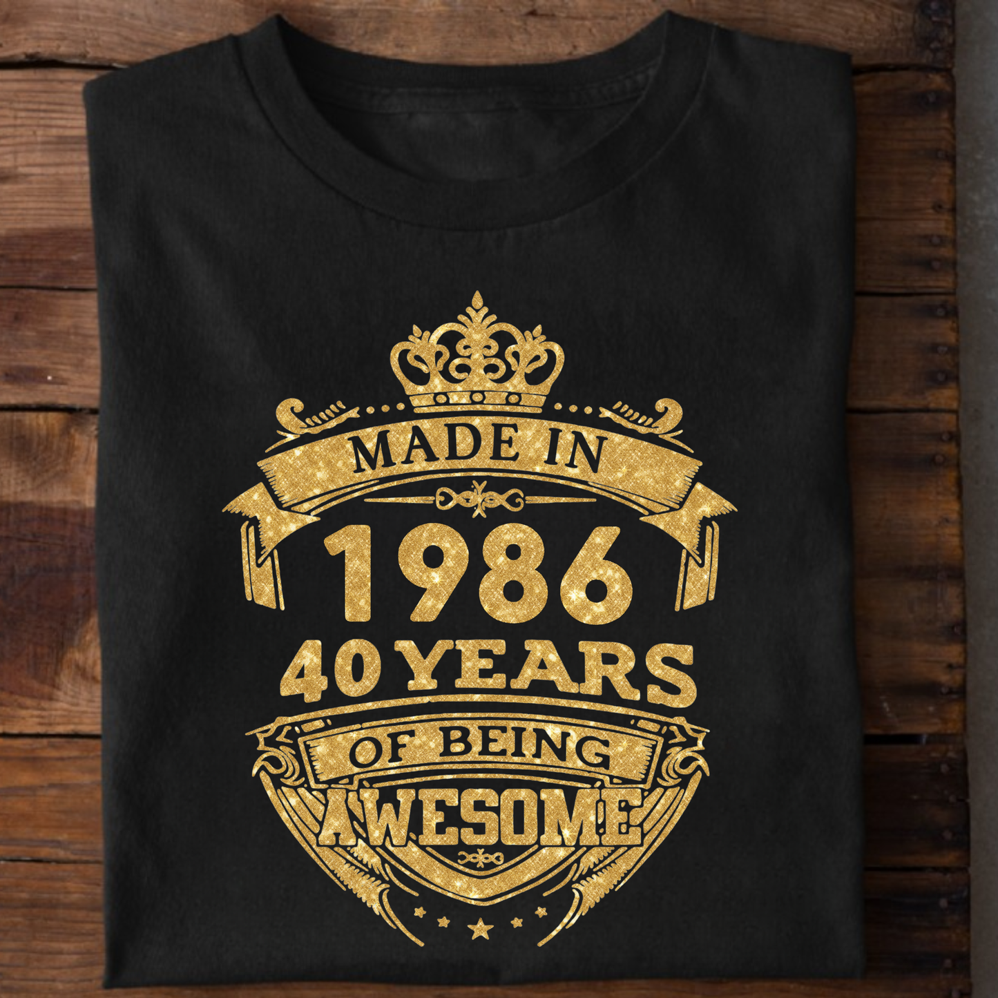 MADE IN 1986 40 YEARS OF BEING AWESOME PREMIUM CLASSIC T-SHIRT