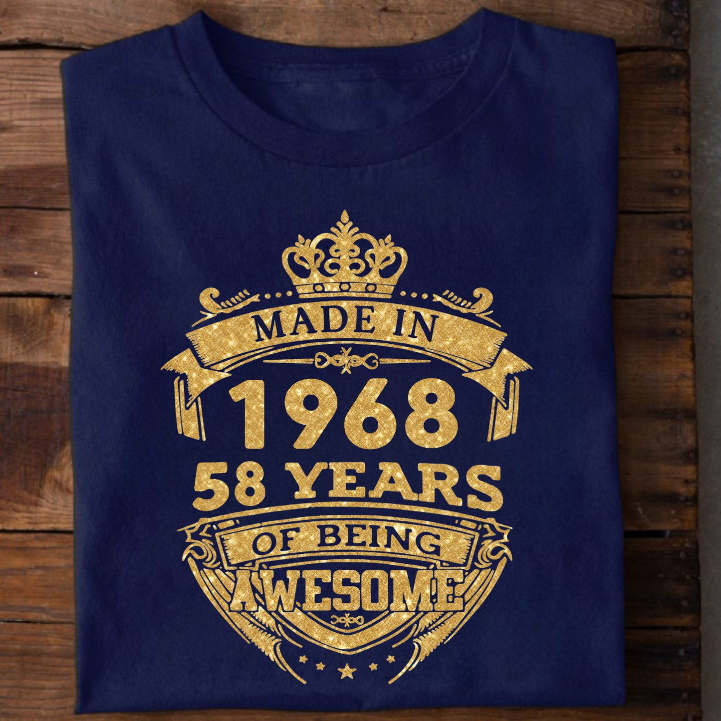 MADE IN 1968 58 YEARS OF BEING AWESOME PREMIUM CLASSIC T-SHIRT