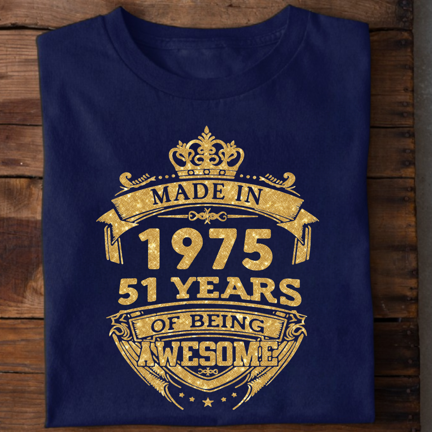 MADE IN 1975 51 YEARS OF BEING AWESOME PREMIUM CLASSIC T-SHIRT