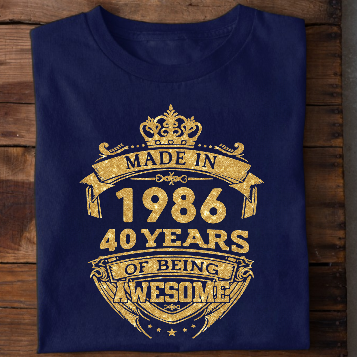 MADE IN 1986 40 YEARS OF BEING AWESOME PREMIUM CLASSIC T-SHIRT