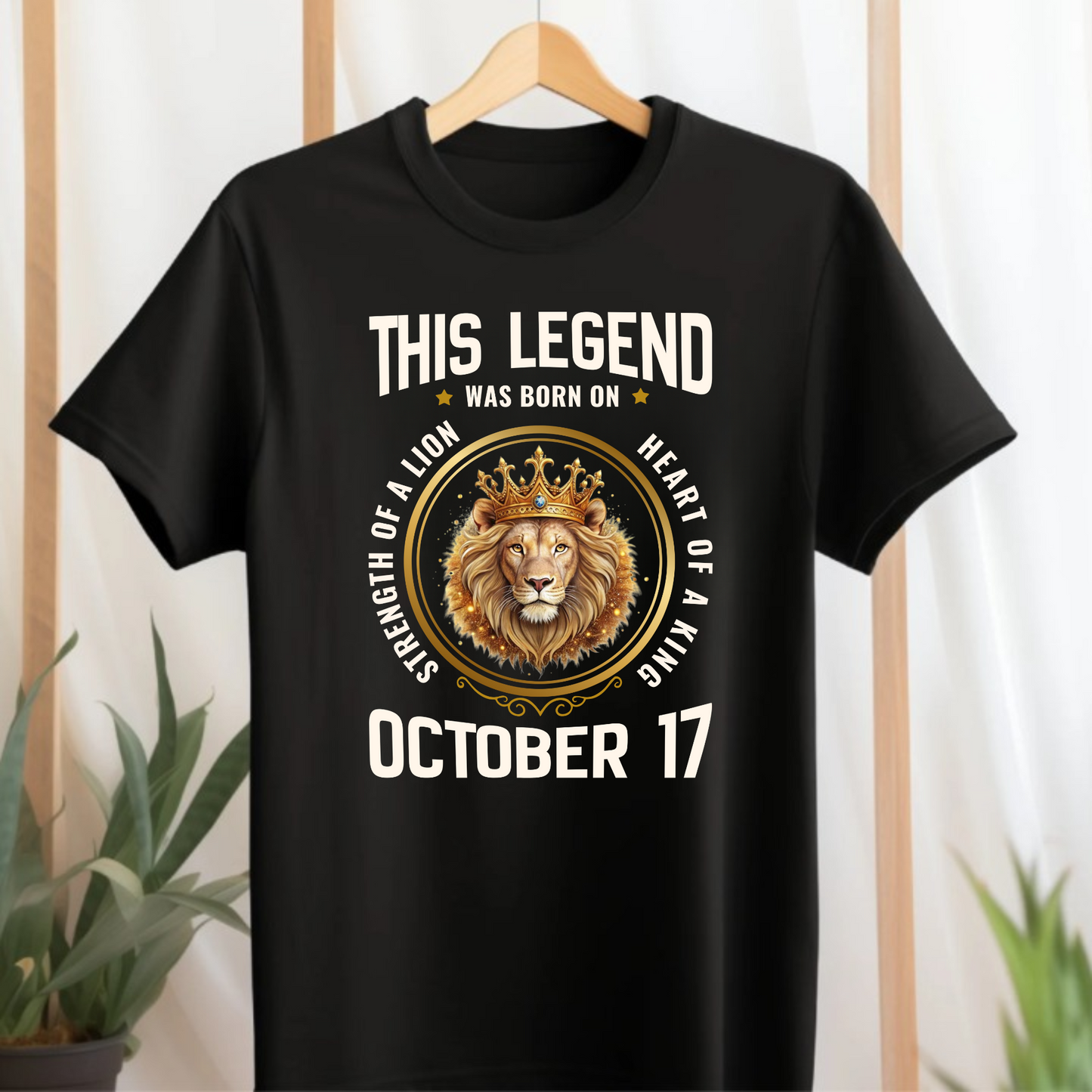 LEGEND OCTOBER 17 KING PREMIUM T-SHIRT