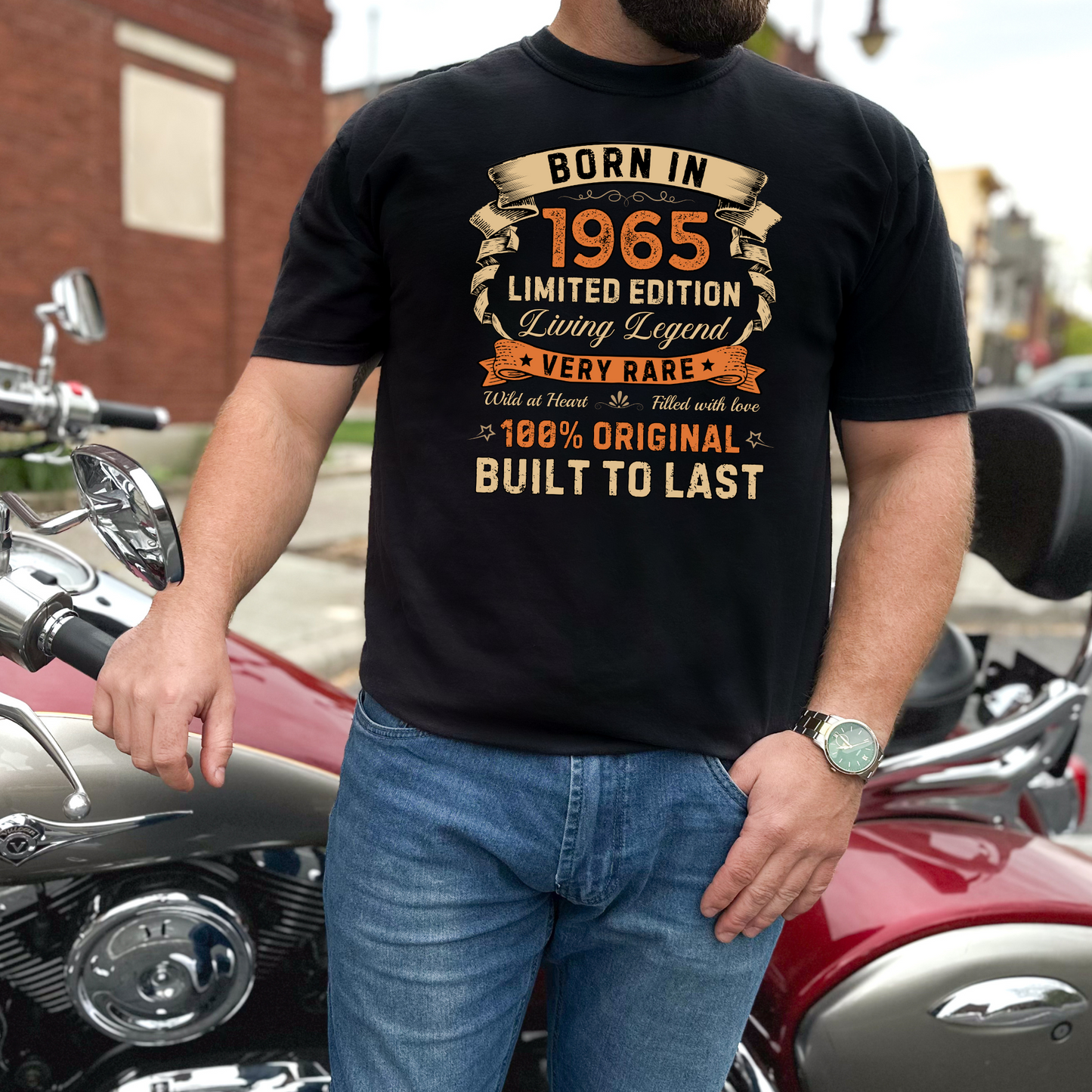 BORN IN 1965 PREMIUM CLASSIC T-SHIRT