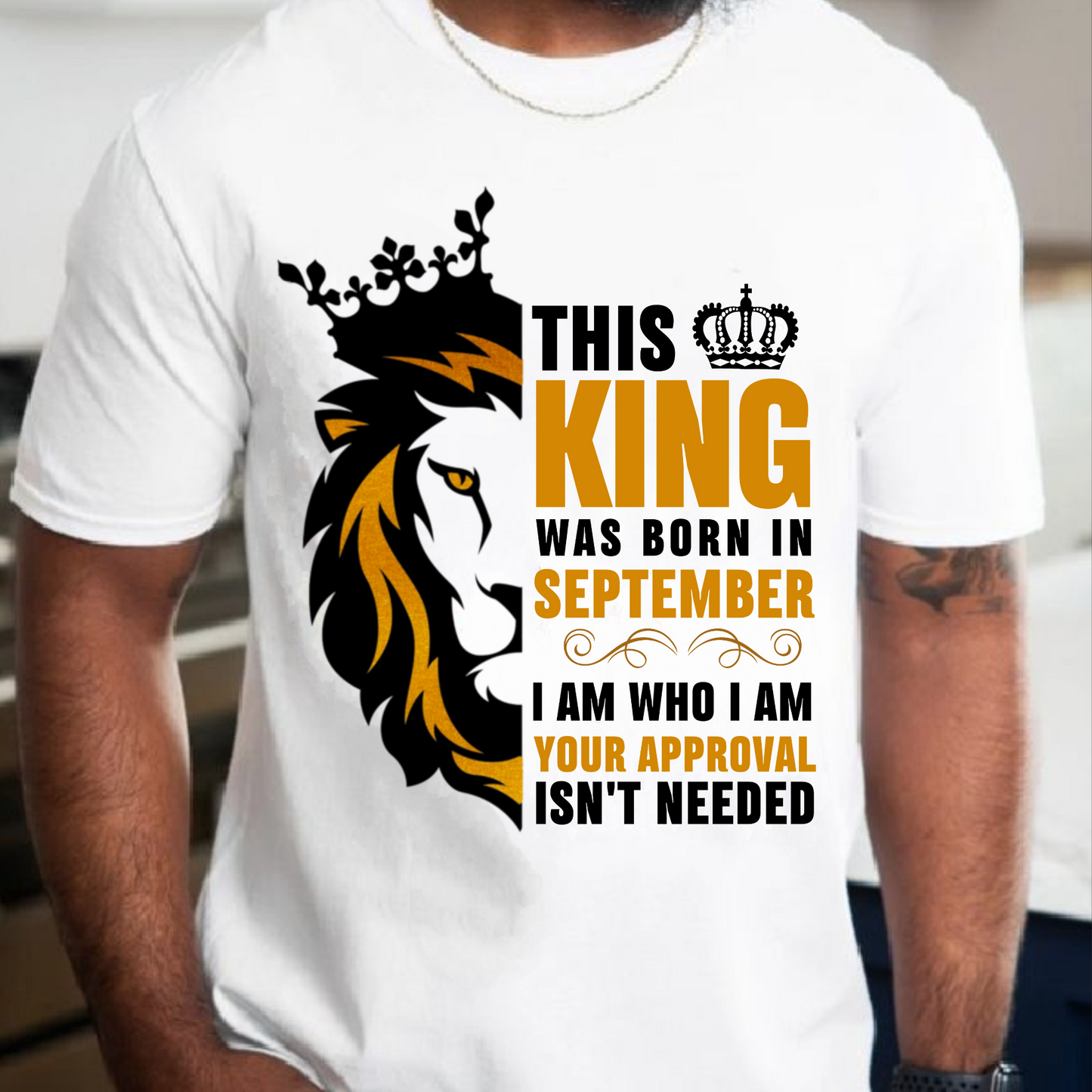 SEPTEMBER KING PREMIUM QUALITY T-SHIRT