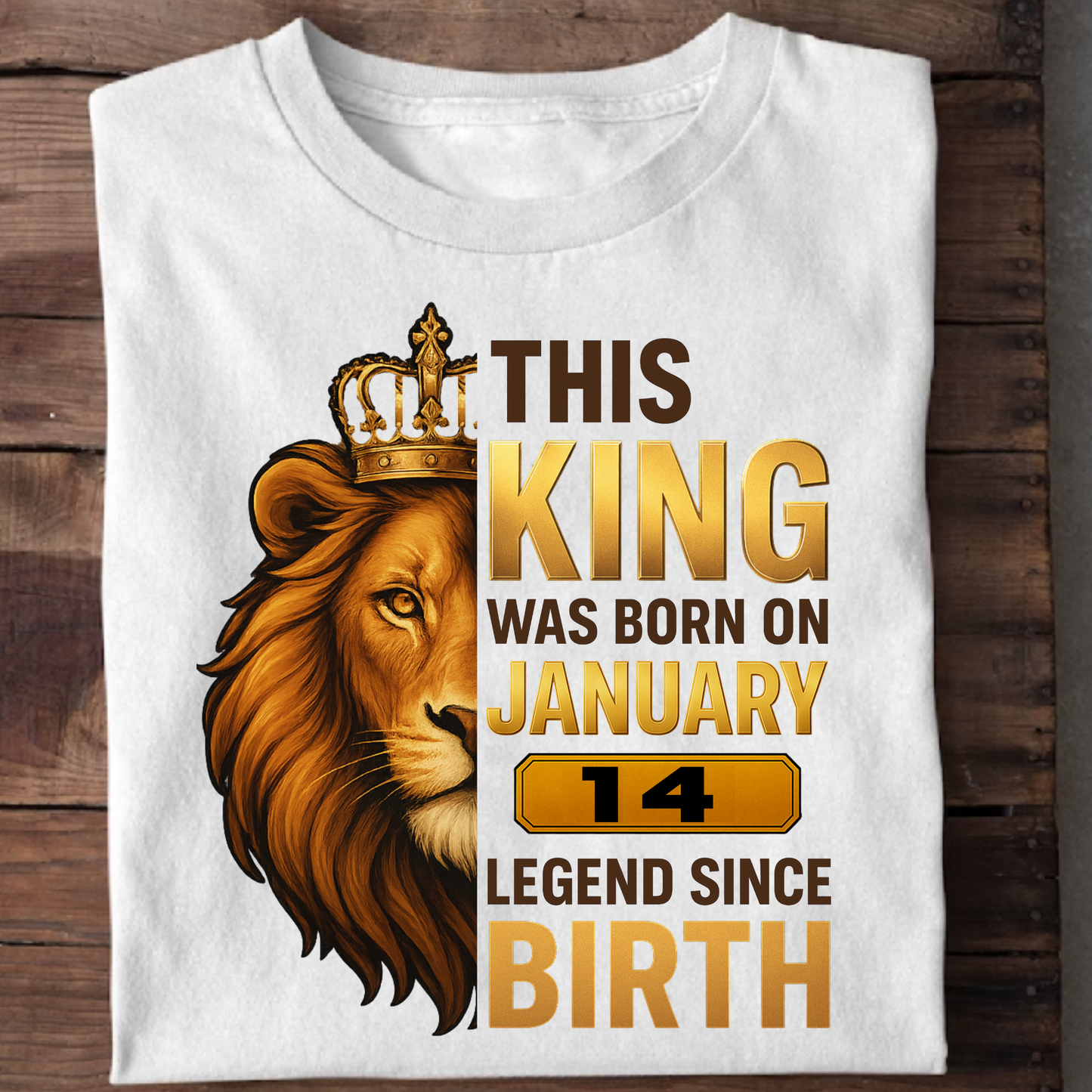 14 JANUARY KING PREMIUM QUALITY T-SHIRT