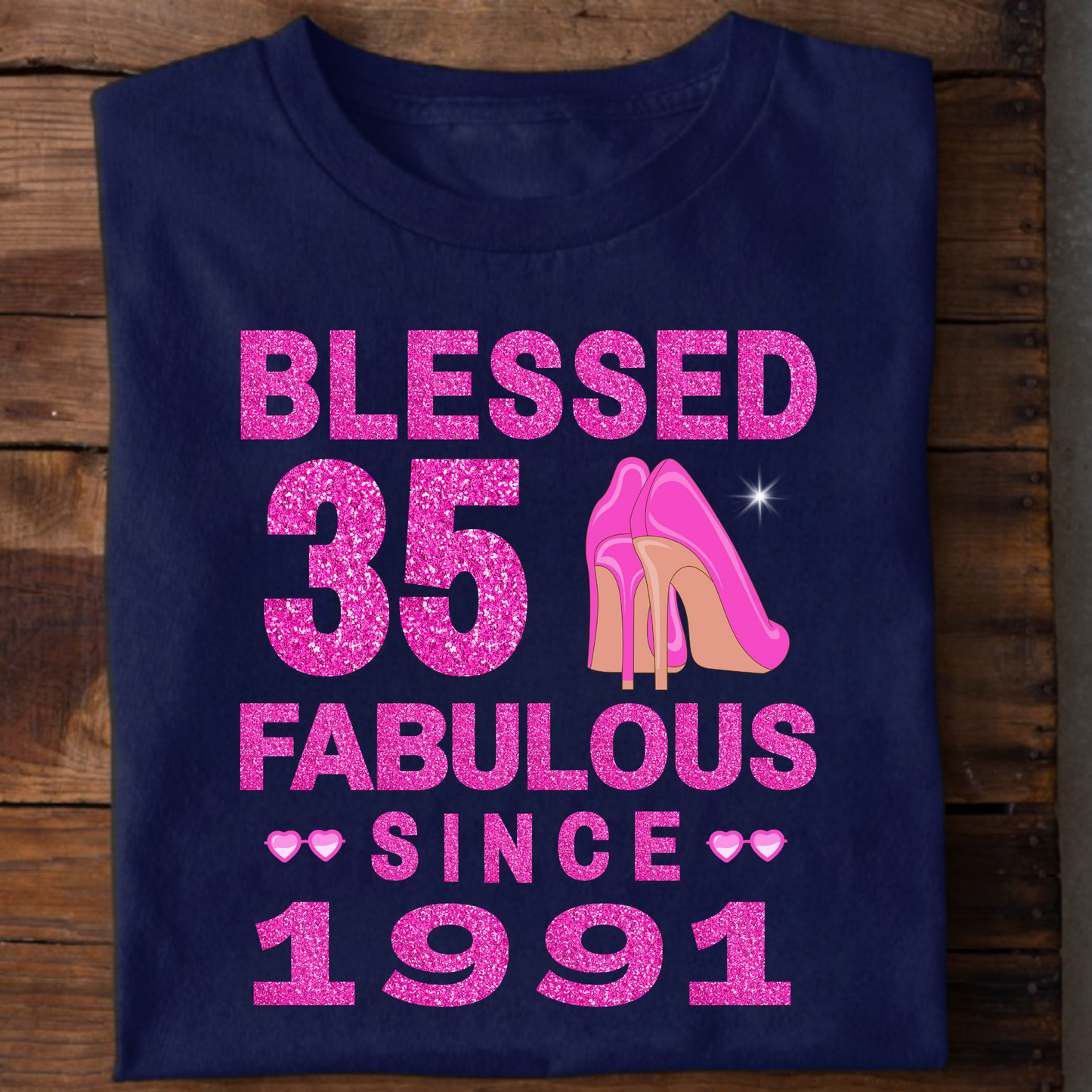 BLESSED 35 FAB SINCE 1991 CLASSIC T-SHIRT