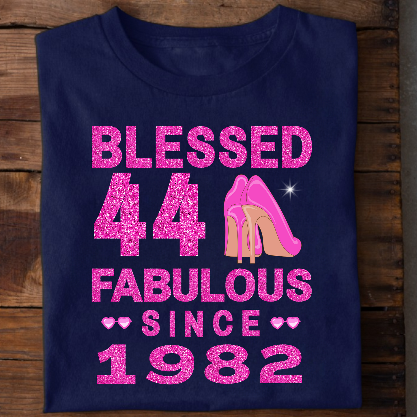 BLESSED 44 FAB SINCE 1982 CLASSIC T-SHIRT