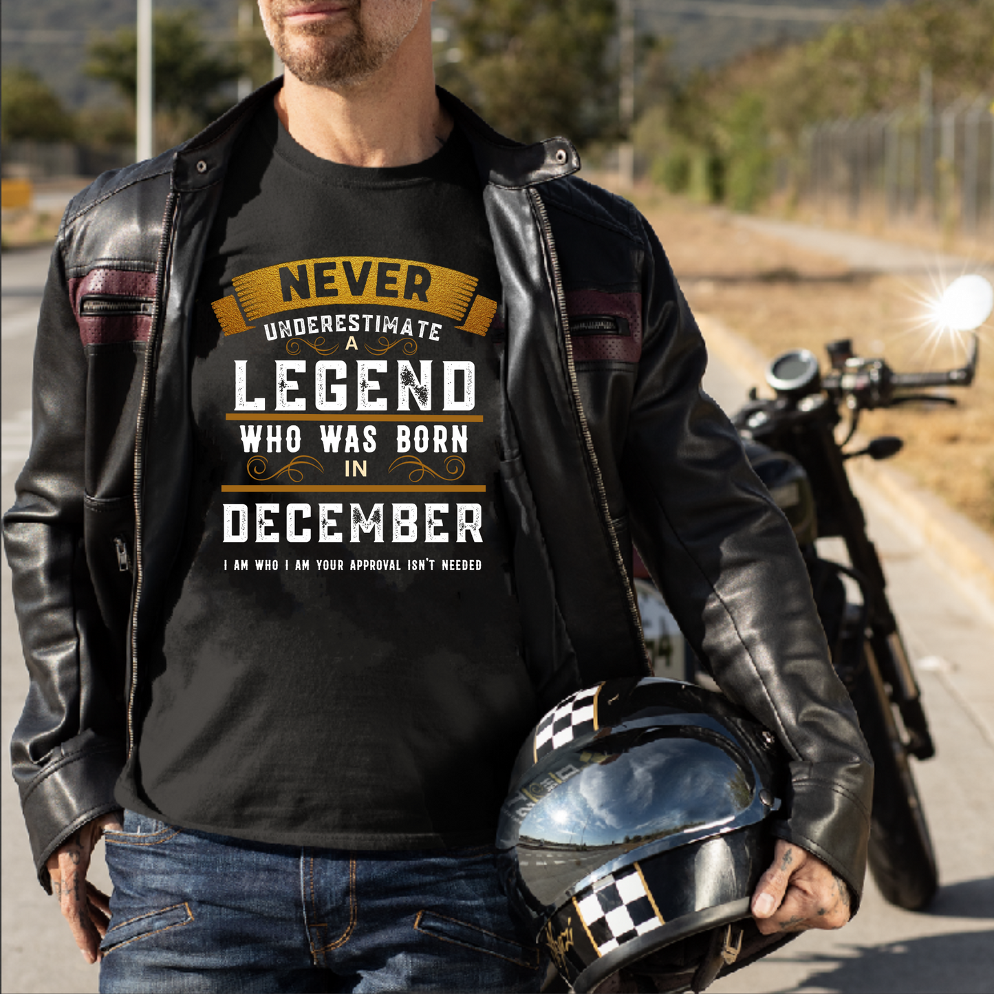 DECEMBER LEGEND PREMIUM QUALITY T-SHIRT